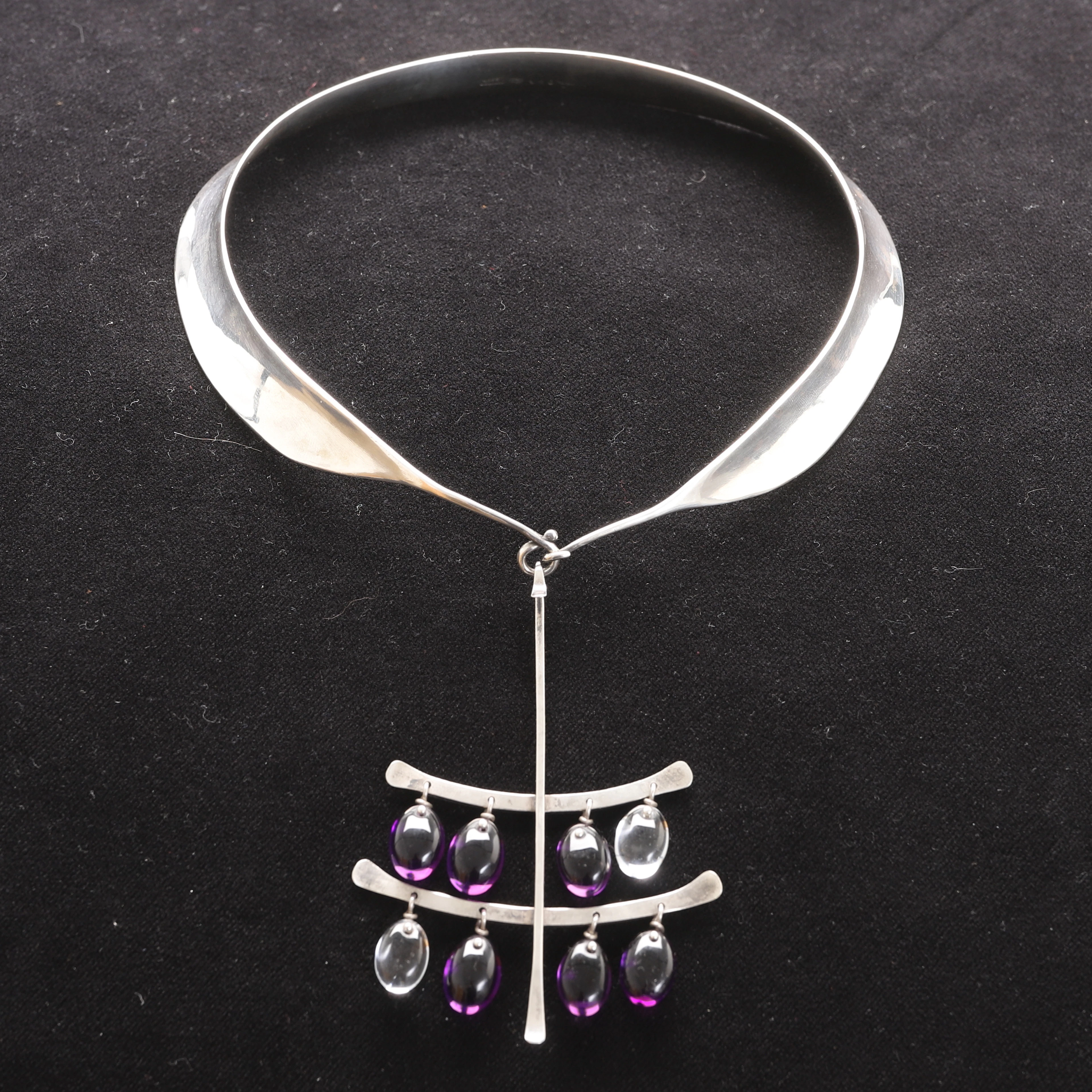 VIVIANNA TORUN BÜLOW-HÜBE. Collier med hänge, sterlingsilver, för