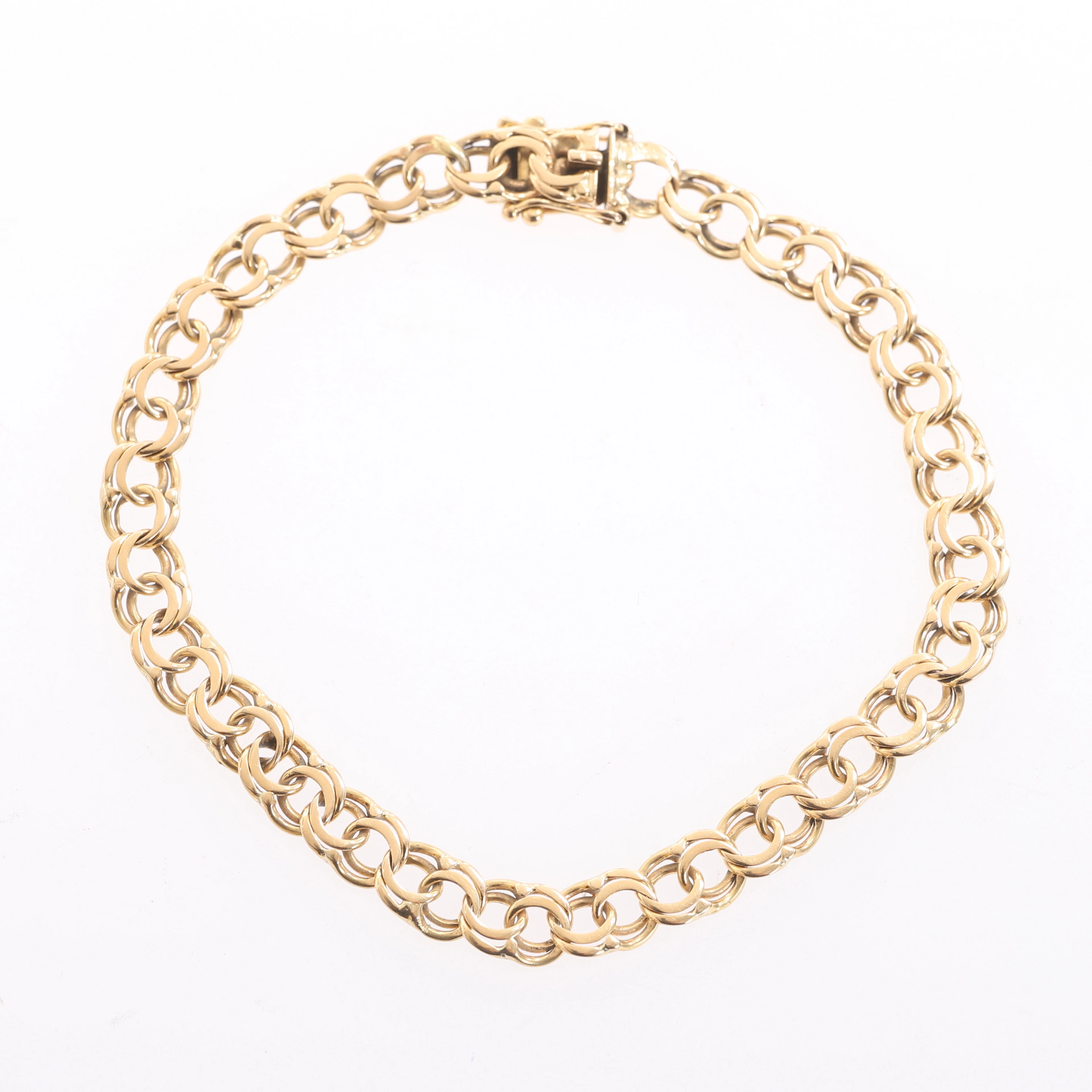 ARMBAND, 18 k guld, Bismarck.