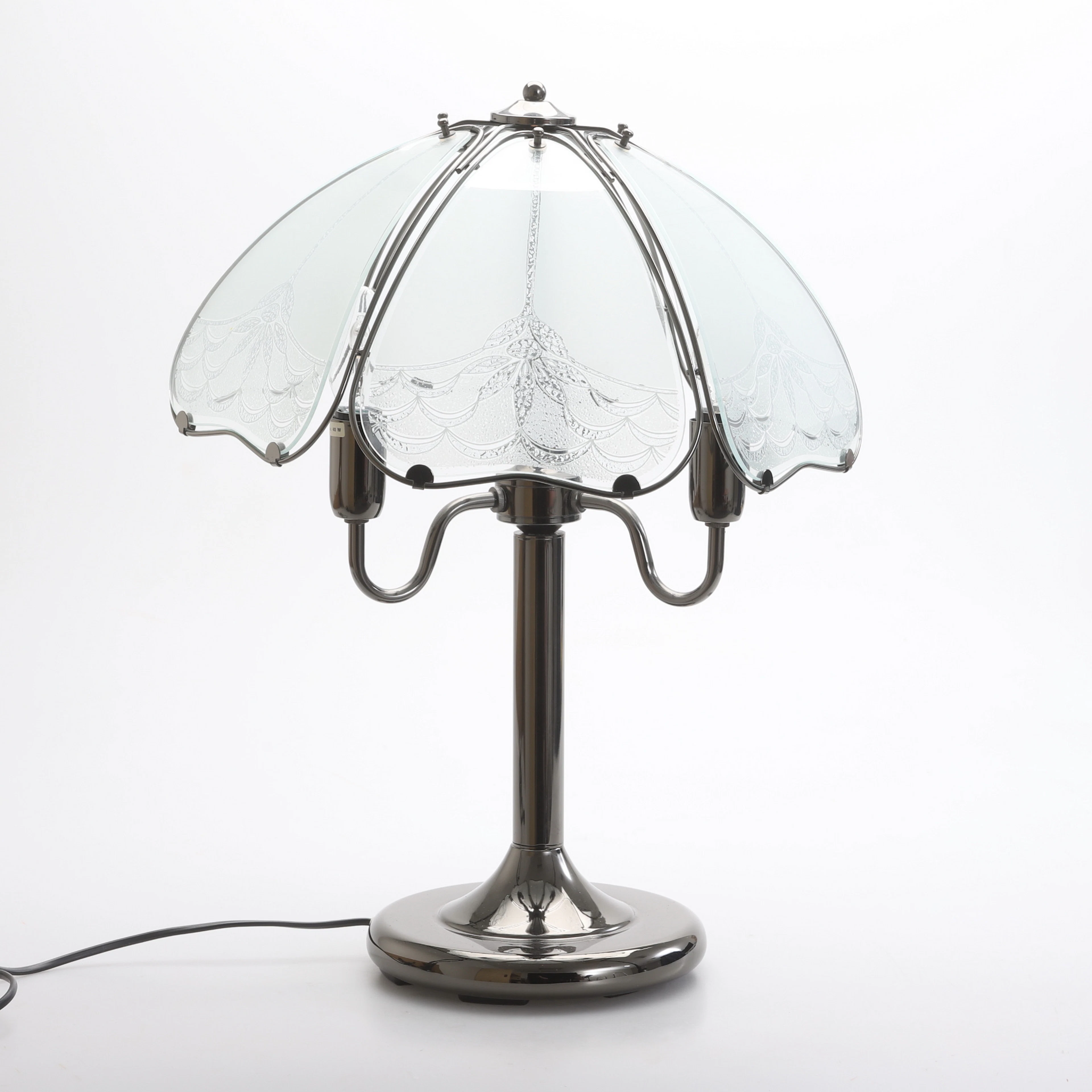 BORDSLAMPA, metall och glas, Lyktan, nutida.