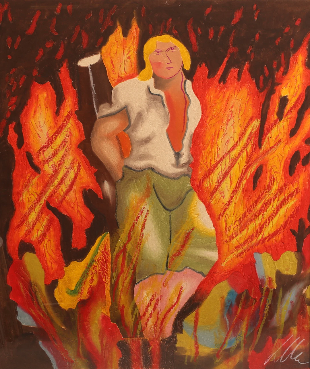 SANDRO CHIA. Carborundum etsning, signerad och numrerad 38/50.
