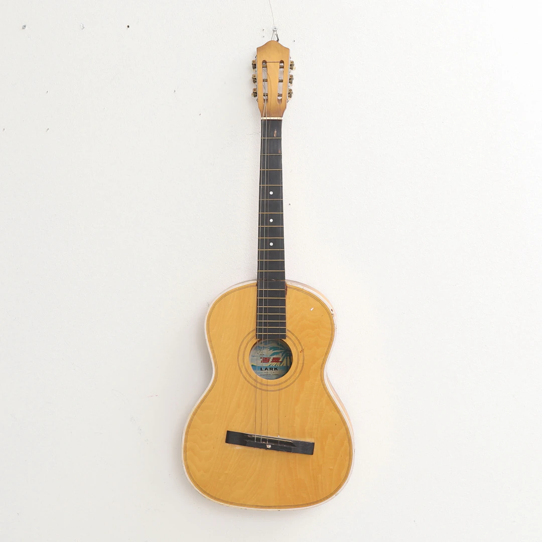 GITARR, akustisk, Lark, Shanghai, Kina.