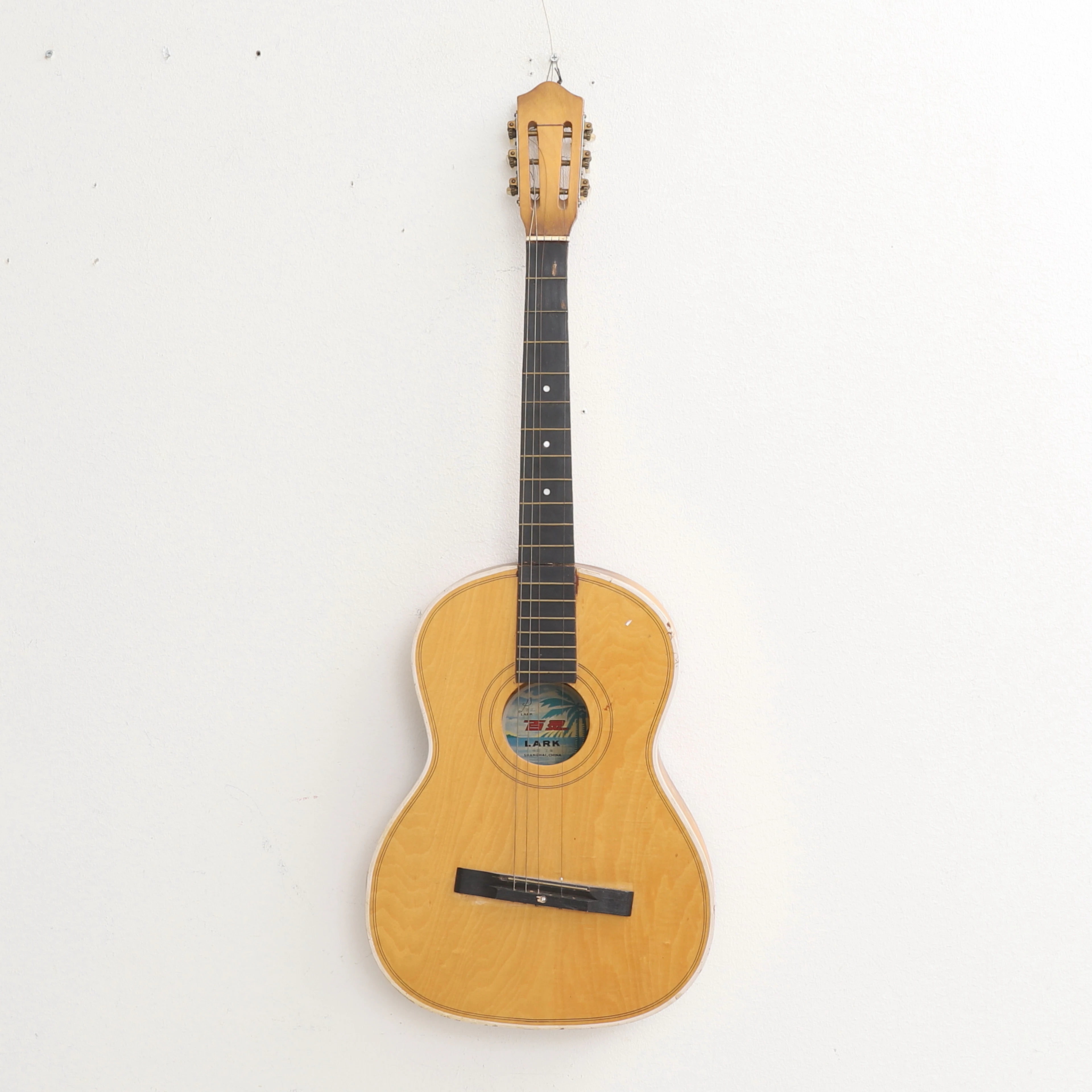 GITARR, akustisk, Lark, Shanghai, Kina.