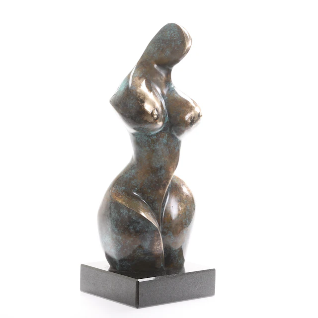 STAN WYS. Skulptur, brons, signerad.
