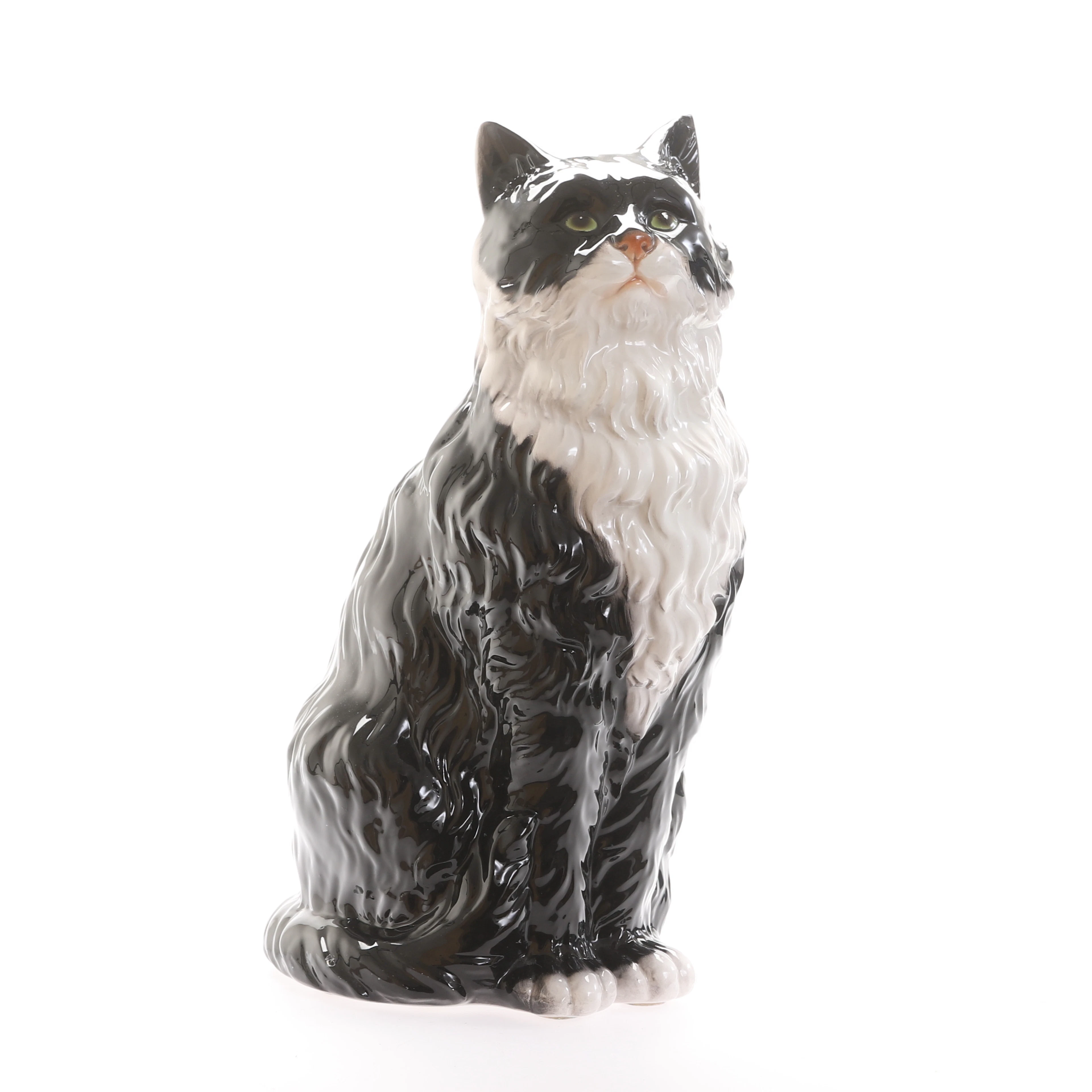 GOLVFIGURIN, katt, porslin, Italien.