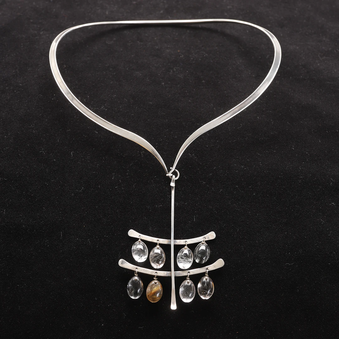VIVIANNA TORUN BÜLOW-HÜBE. Collier med hänge, sterlingsilver, Georg