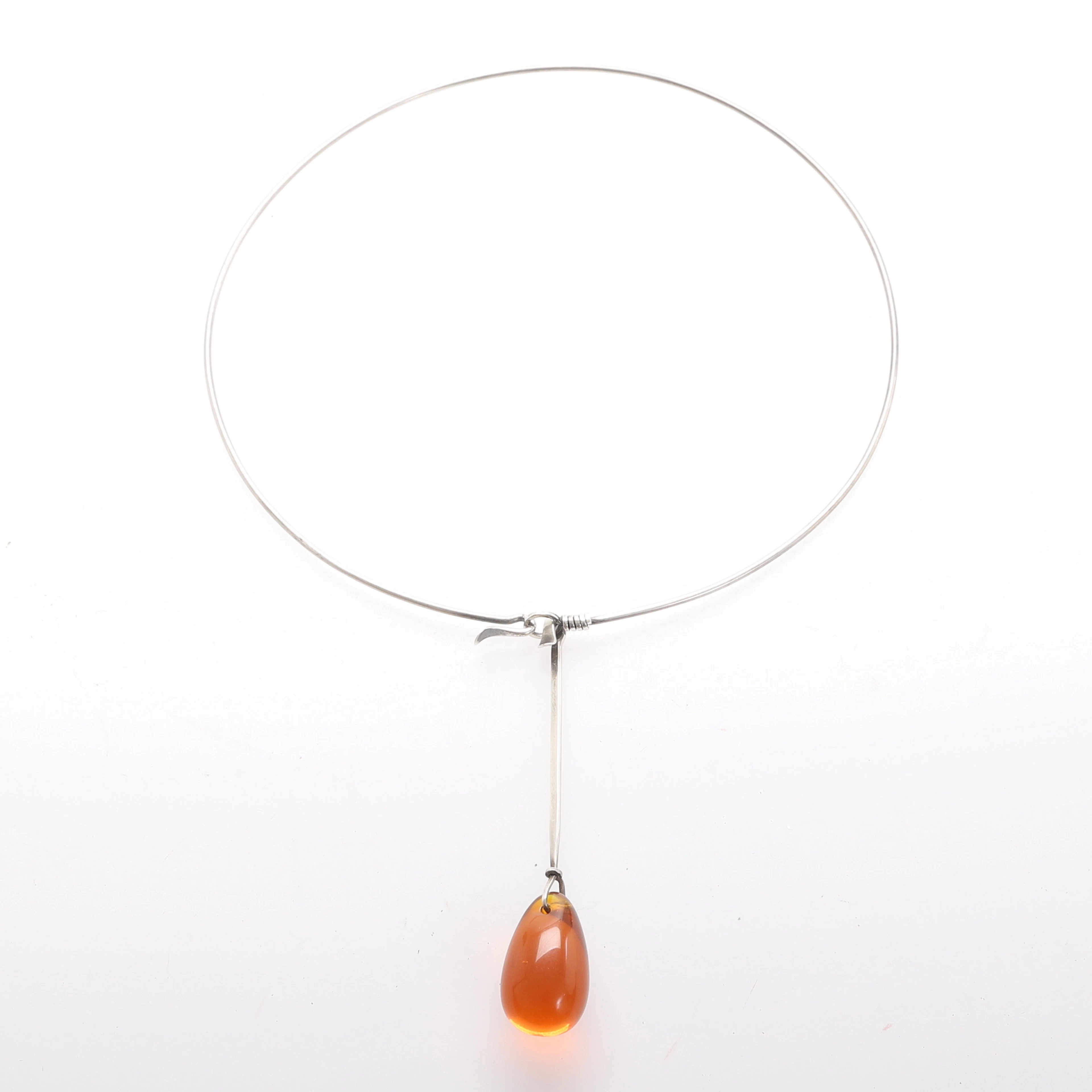 VIVIANNA TORUN BÜLOW-HÜBE. Collier med hänge, silver, egen verkstad