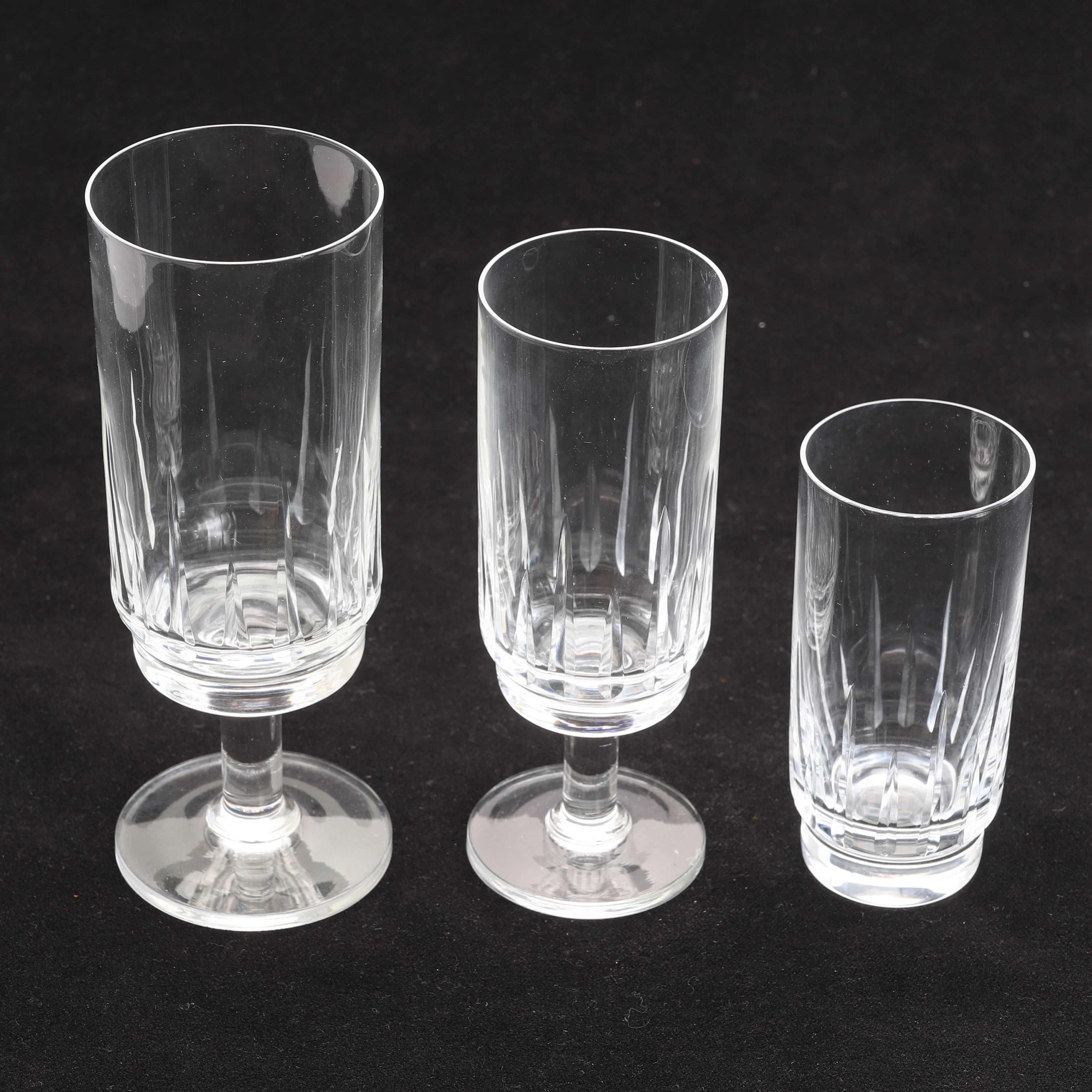 GLASSERVIS, 33 delar, "Palisad", Kosta Boda.