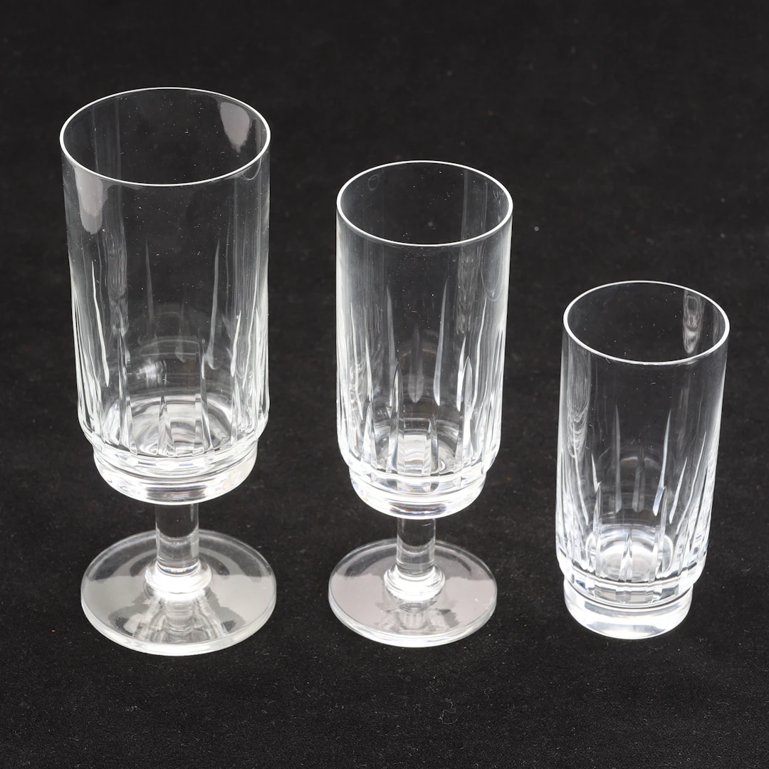 GLASSERVIS, 33 delar, "Palisad", Kosta Boda.