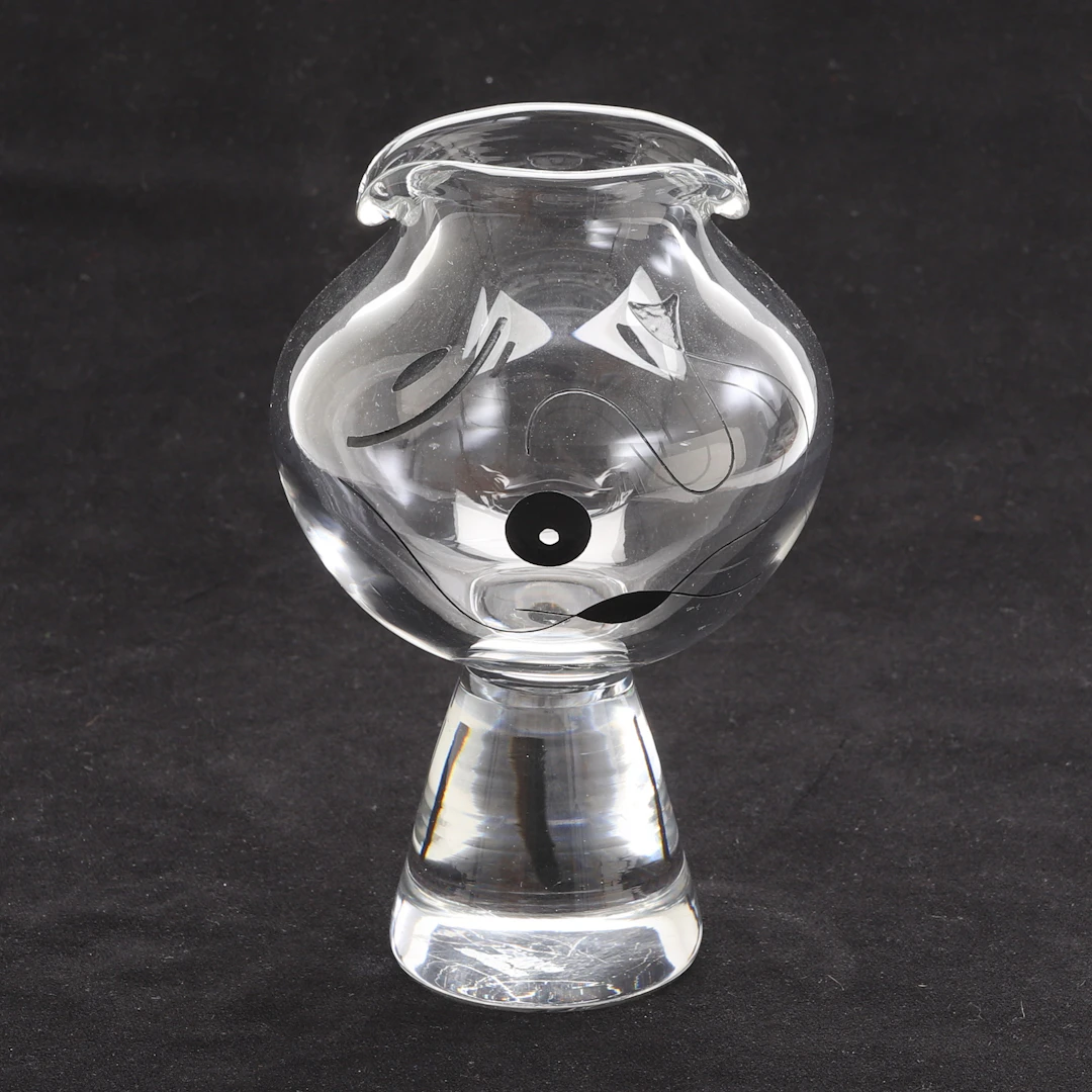BENGT ORUP. Vas, glas, "Grapa", Johansfors.