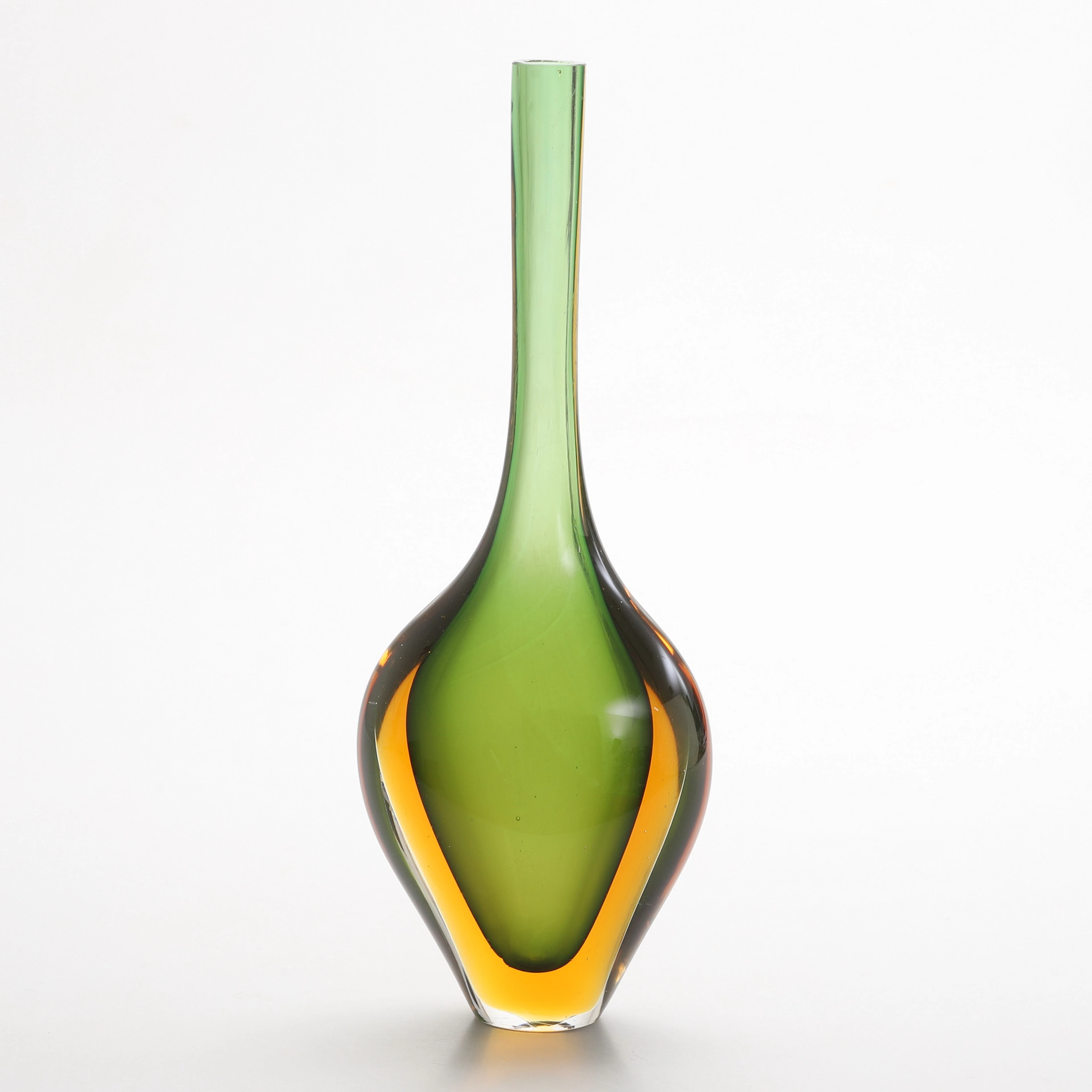 FLAVIO POLI. Vas, Murano, Sommerso, 1900-talets andra hälft.