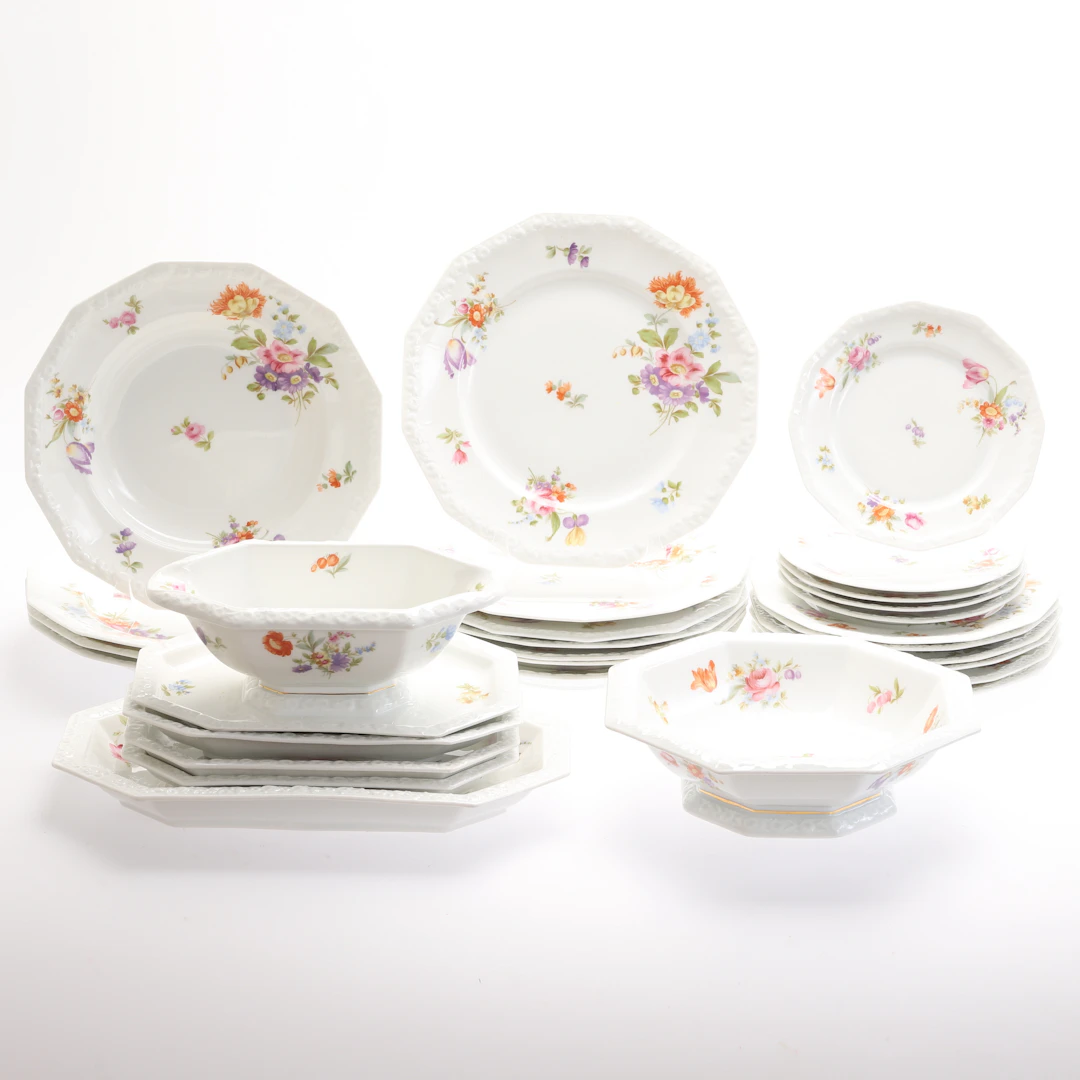 MATSERVIS, 28 delar, "Maria", Rosenthal.