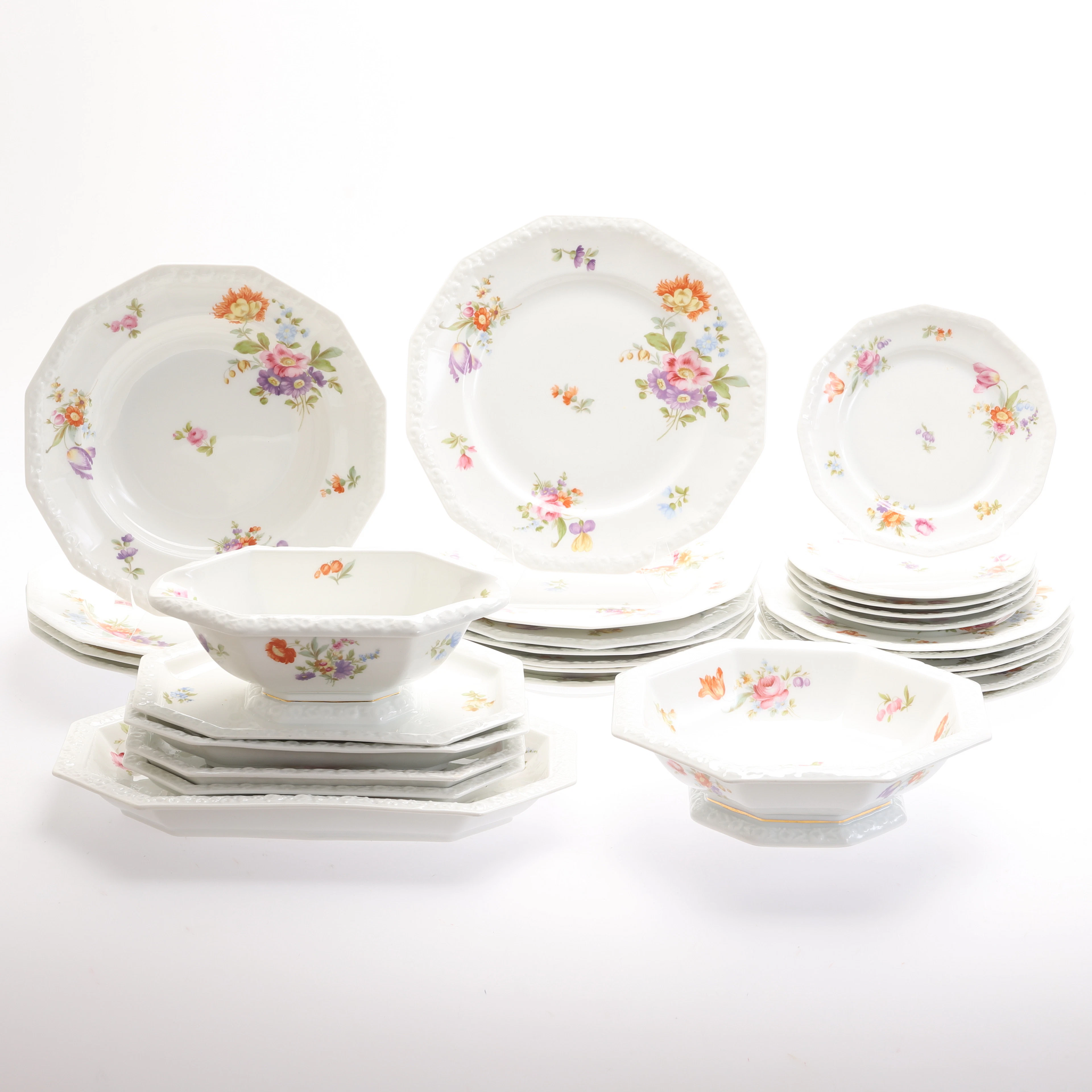 MATSERVIS, 28 delar, "Maria", Rosenthal.