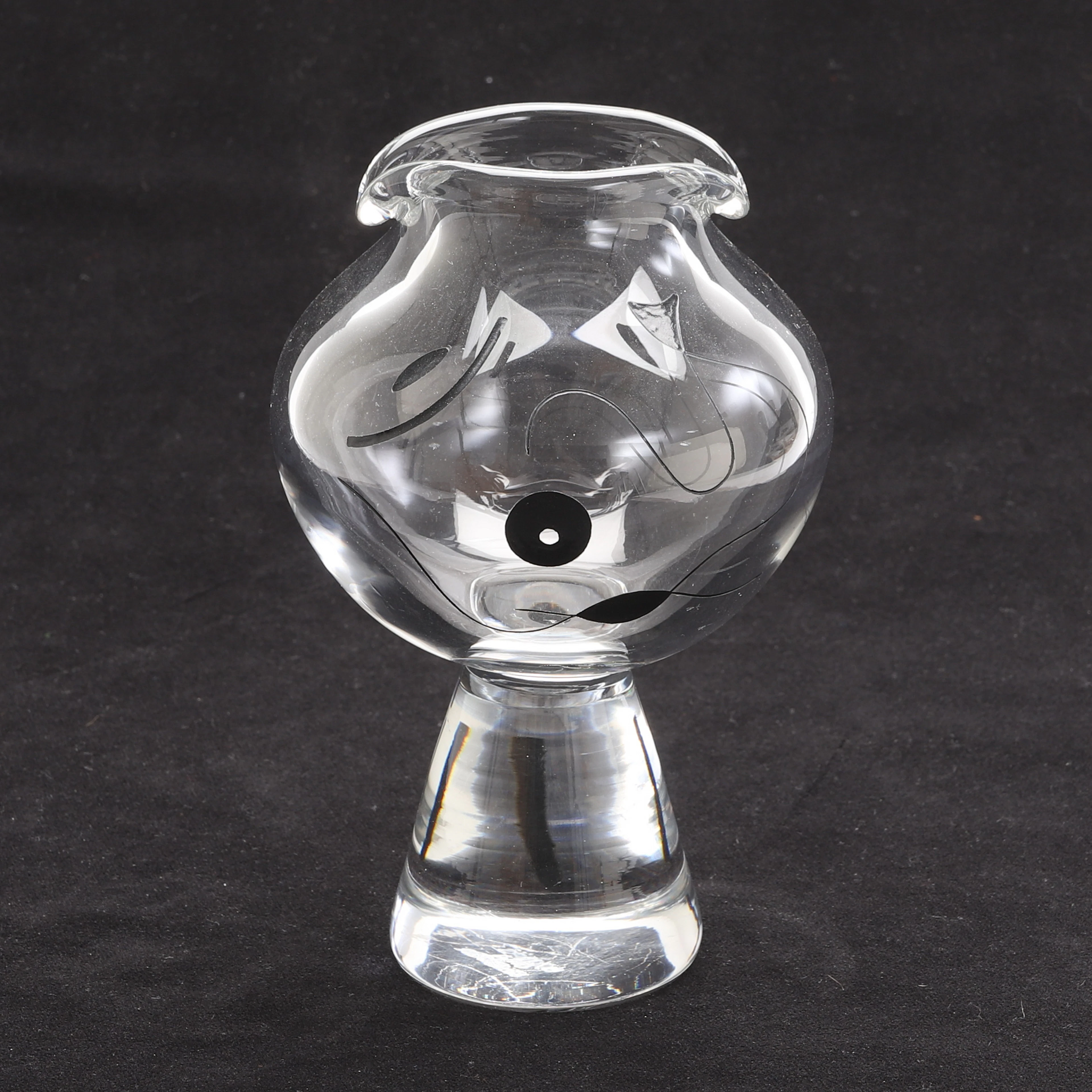 BENGT ORUP. Vas, glas, "Grapa", Johansfors.