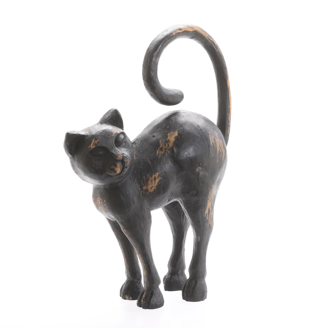SKULPTUR, katt, polystone, samtida.