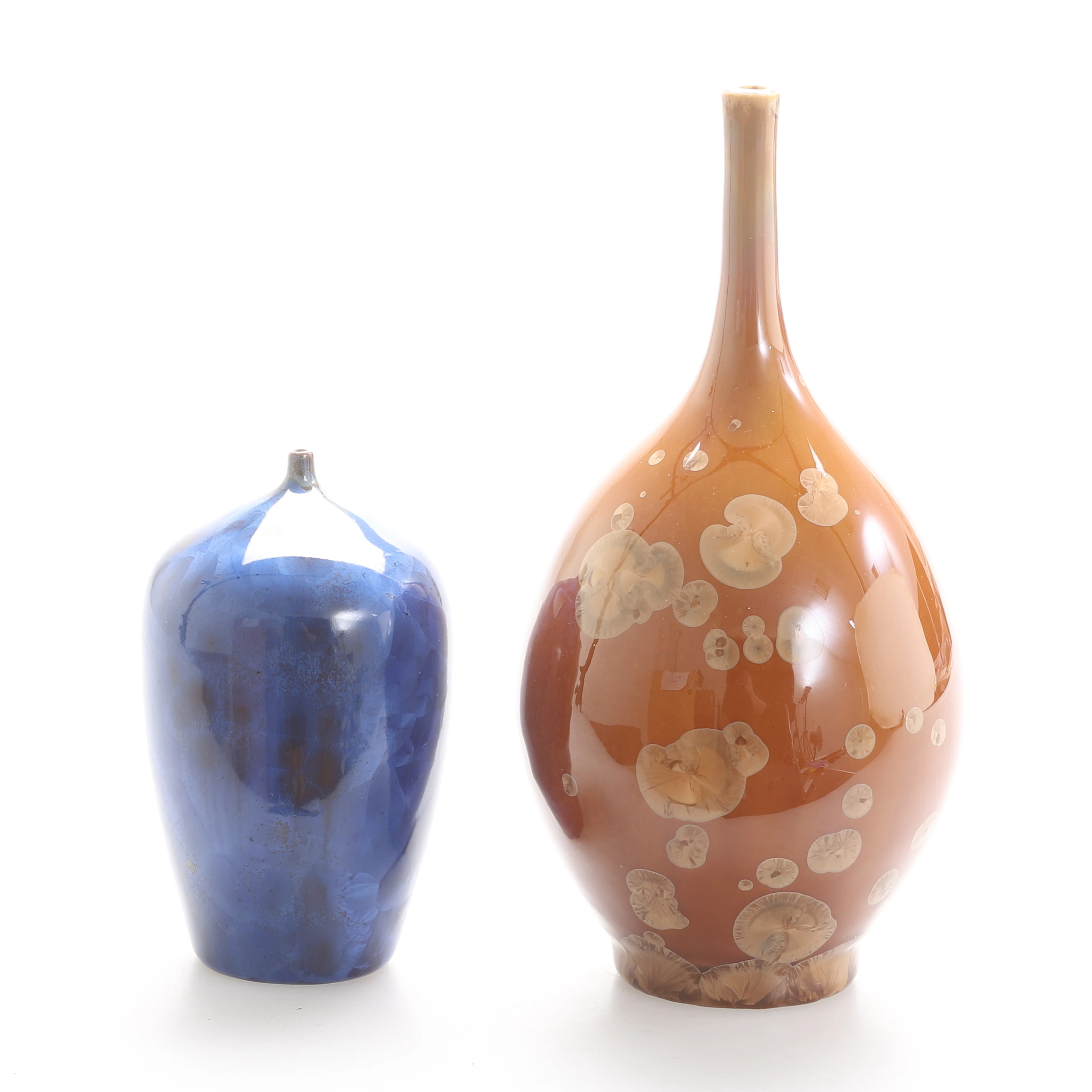 ANDERS KROON. Vaser, 2 stycken, keramik.