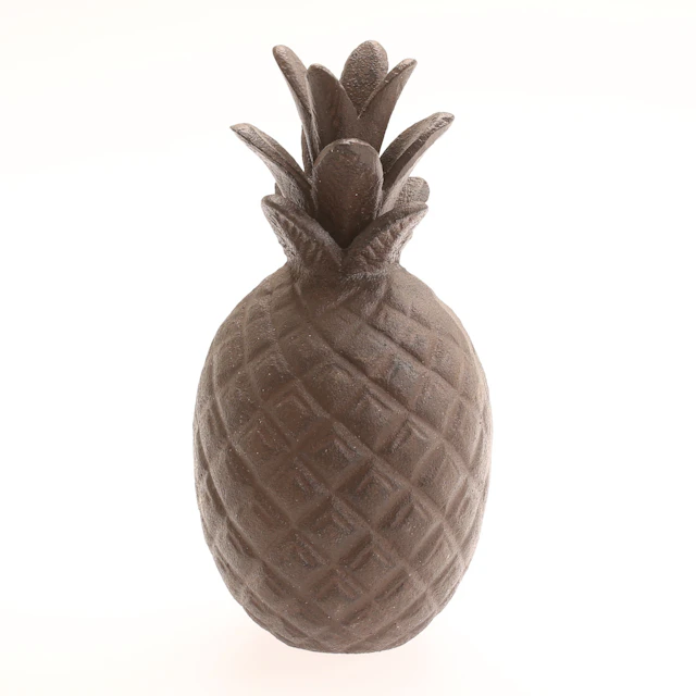 SKULPTUR, ananas, gjutjärn, samtida.