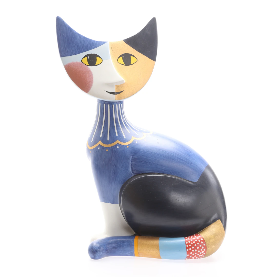 ROSINA WACHTMEISTER. Figurin, katt, "Solo", Goebel.
