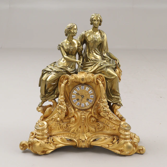 BORDSPENDYL, brons, 1800-tal.