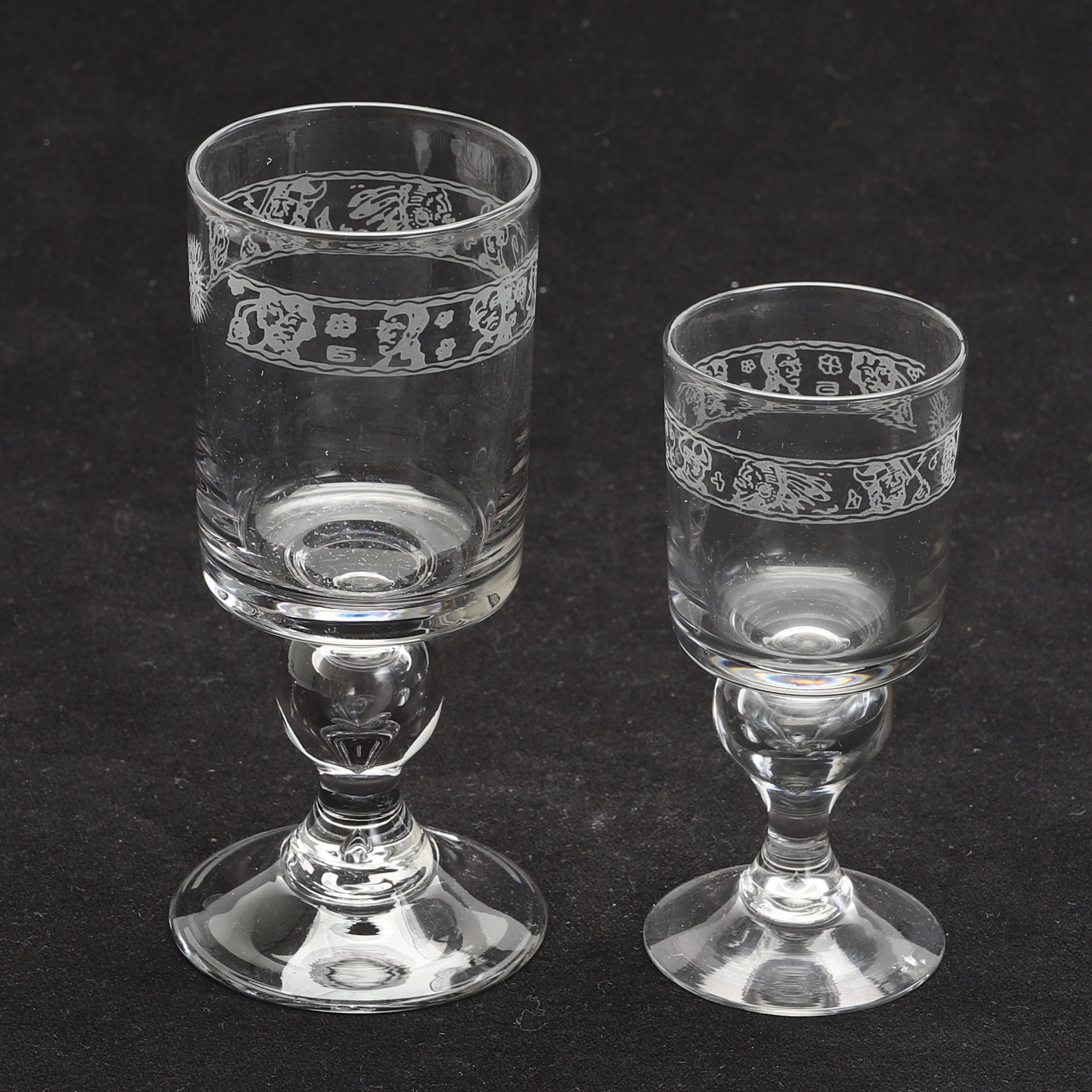 GLASSERVIS, 20 delar, "Antik", Reijmyre.