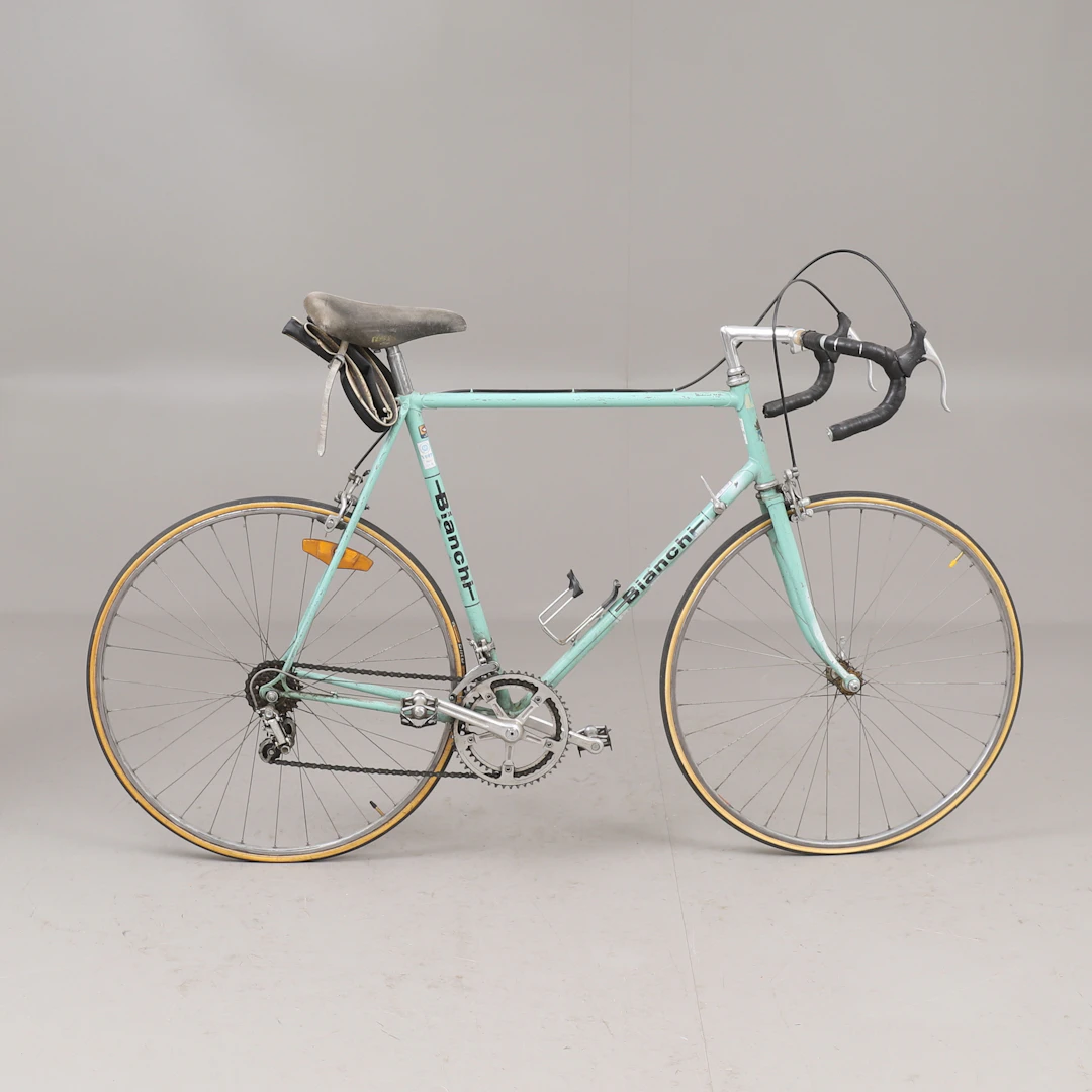 RACERCYKEL, Bianchi, 1900-talets andra hälft.