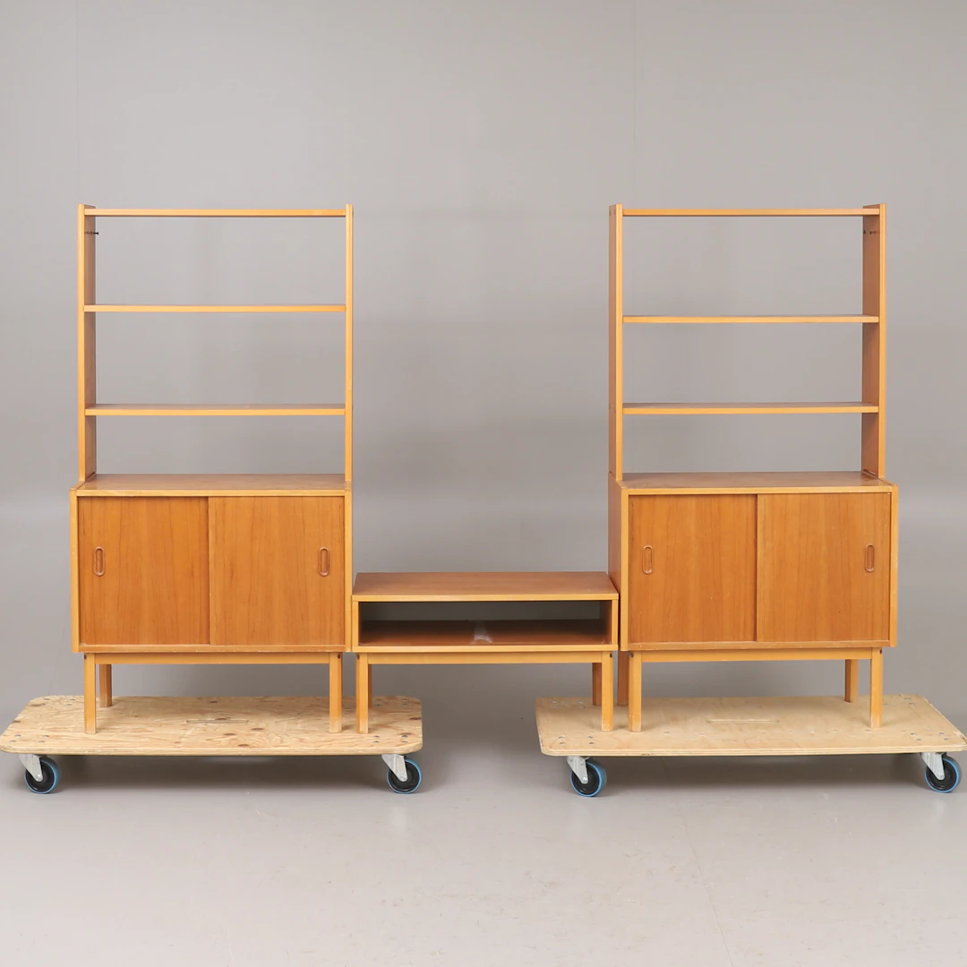 BOKHYLLA, teak, 1950/60-tal.