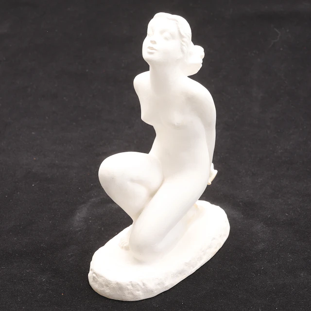 CARIN NILSON. Skulptur, gibs, signerad.