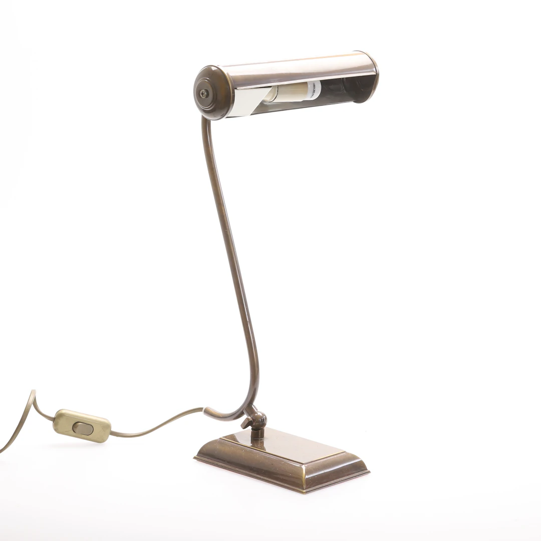 BORDSLAMPA, metall, Lyktan.
