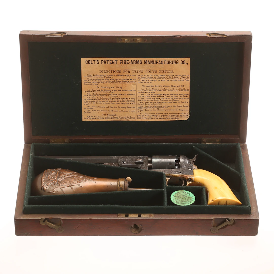 SLAGLÅSREVOLVER, Colt 1851, Navy, USA.
