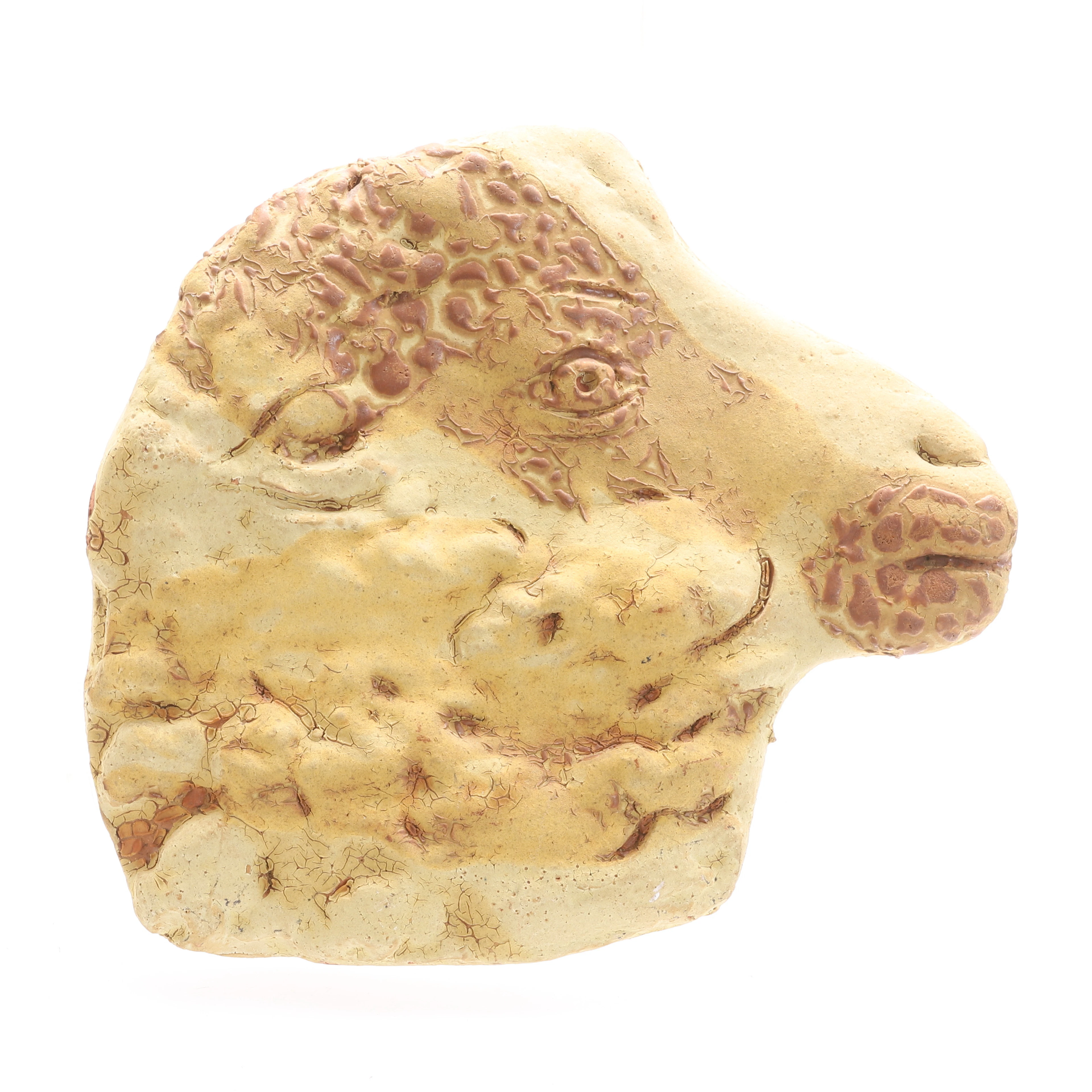 HERTHA HILLFON. Relief, oglaserat stengods, monogramsignerad.