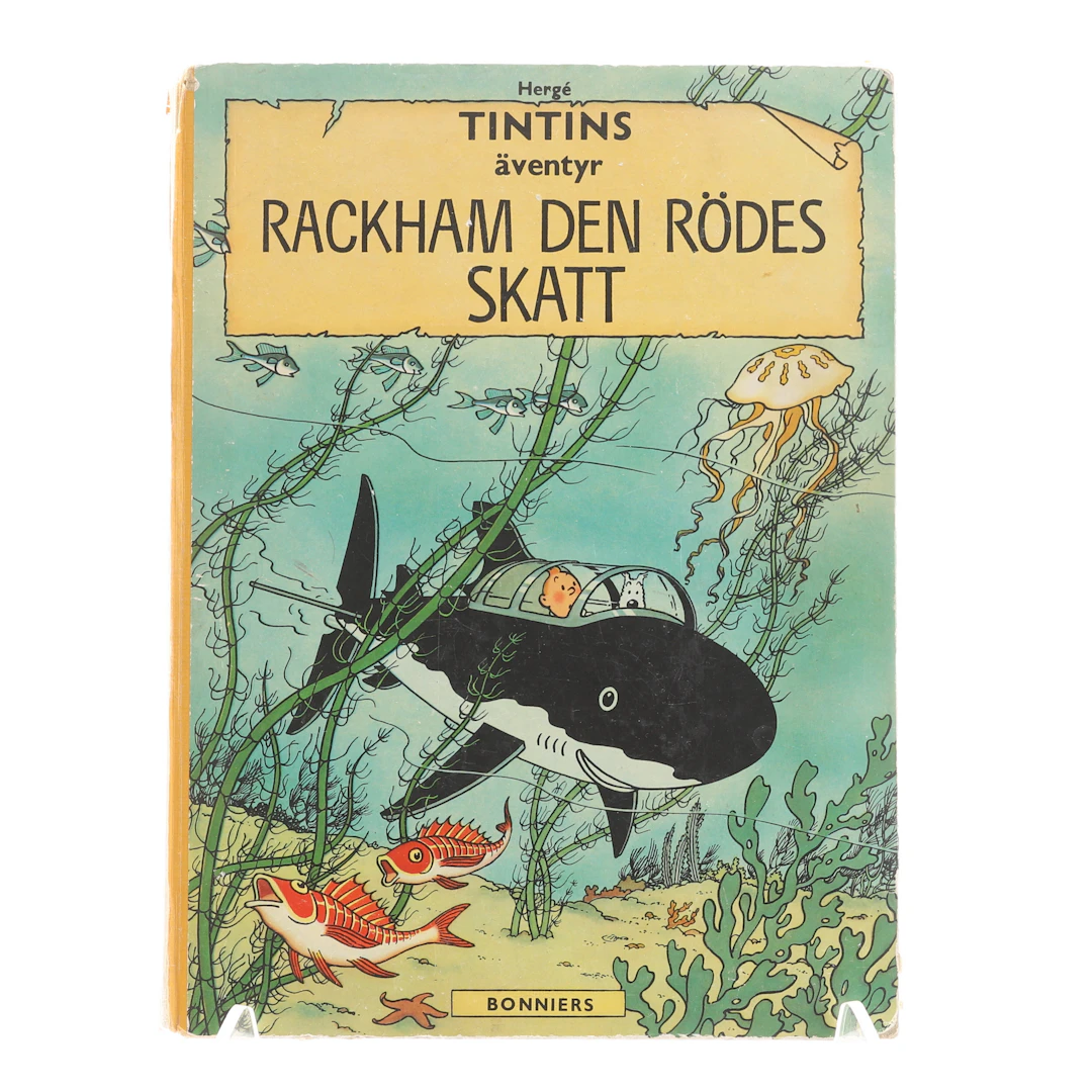TINTINS äventyr, "Rackham Den Rödes Skatt", 1962.