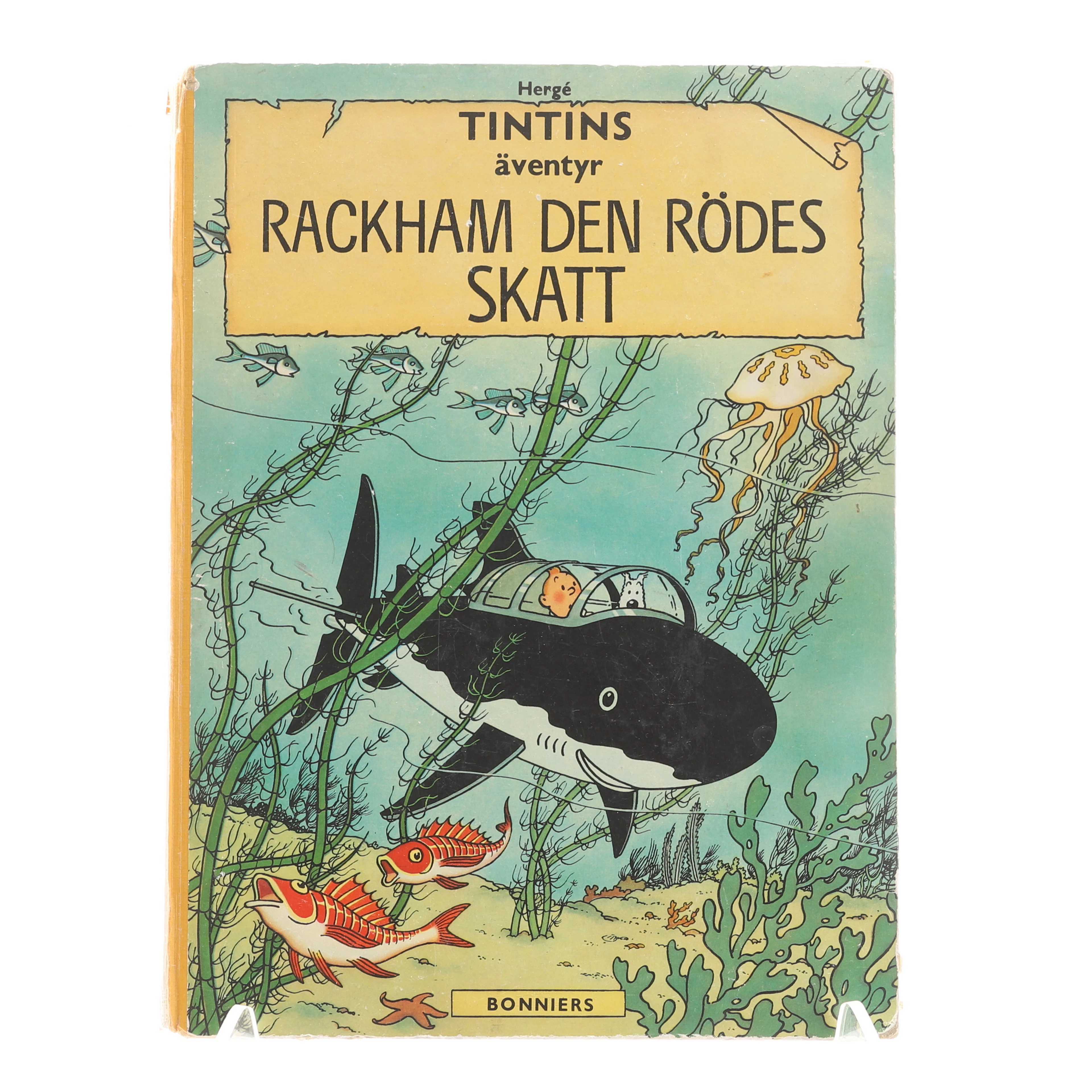 TINTINS äventyr, "Rackham Den Rödes Skatt", 1962.