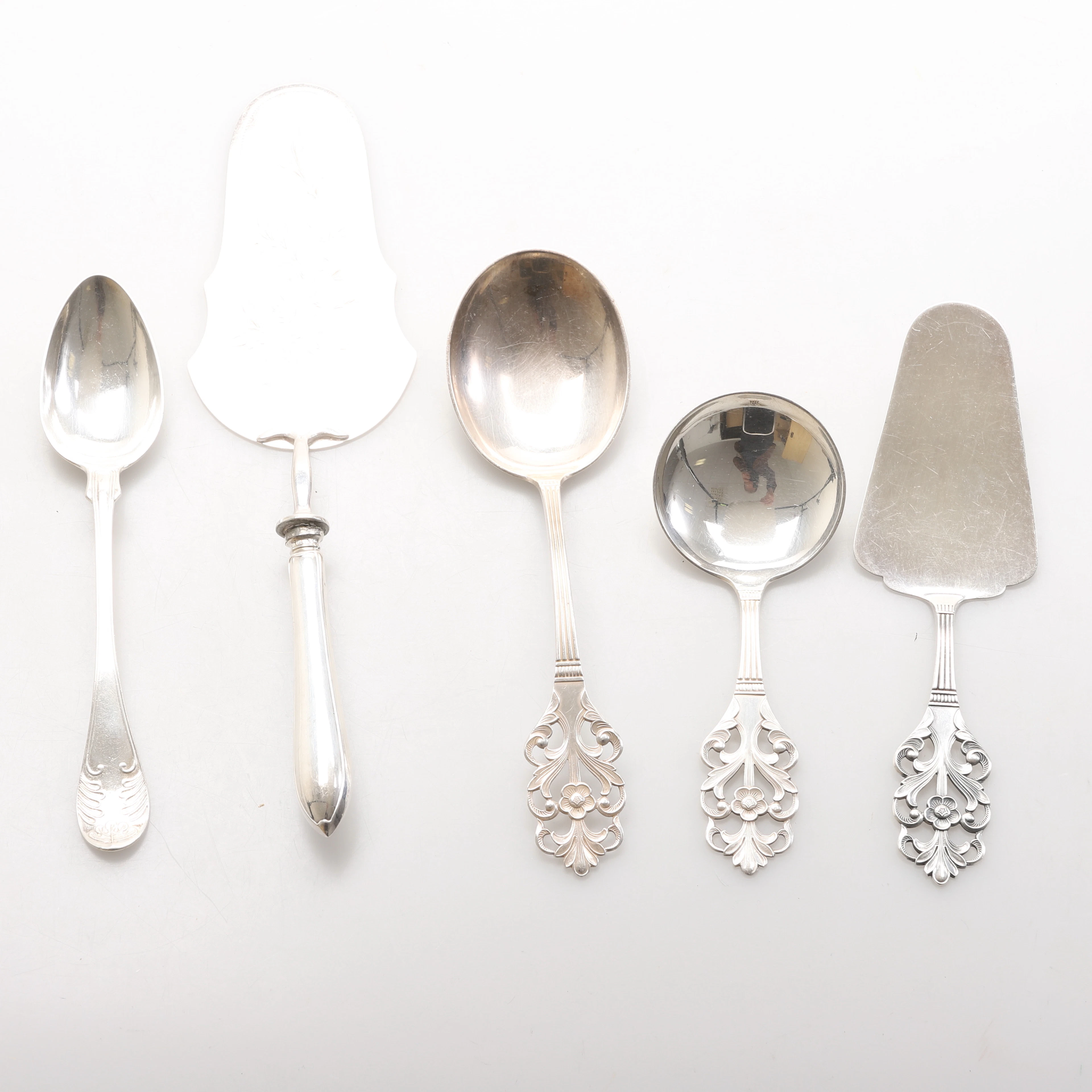 DIVERSE SILVER, 5 delar.