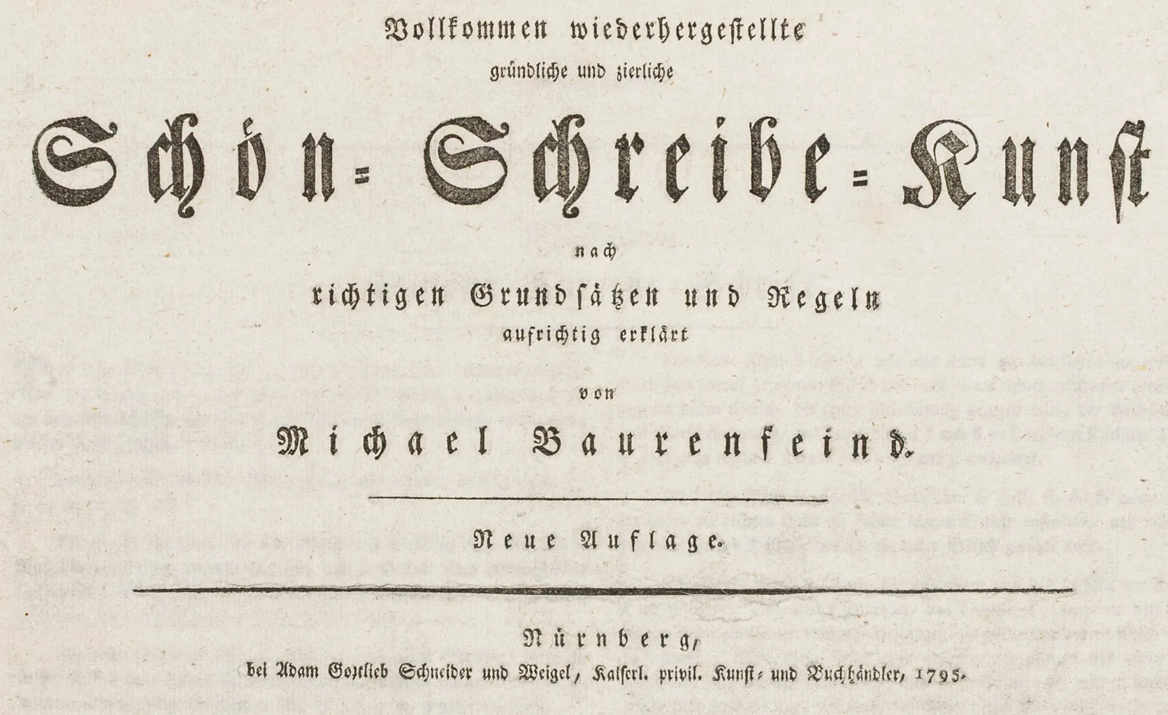 Schreibmeisterbücher
