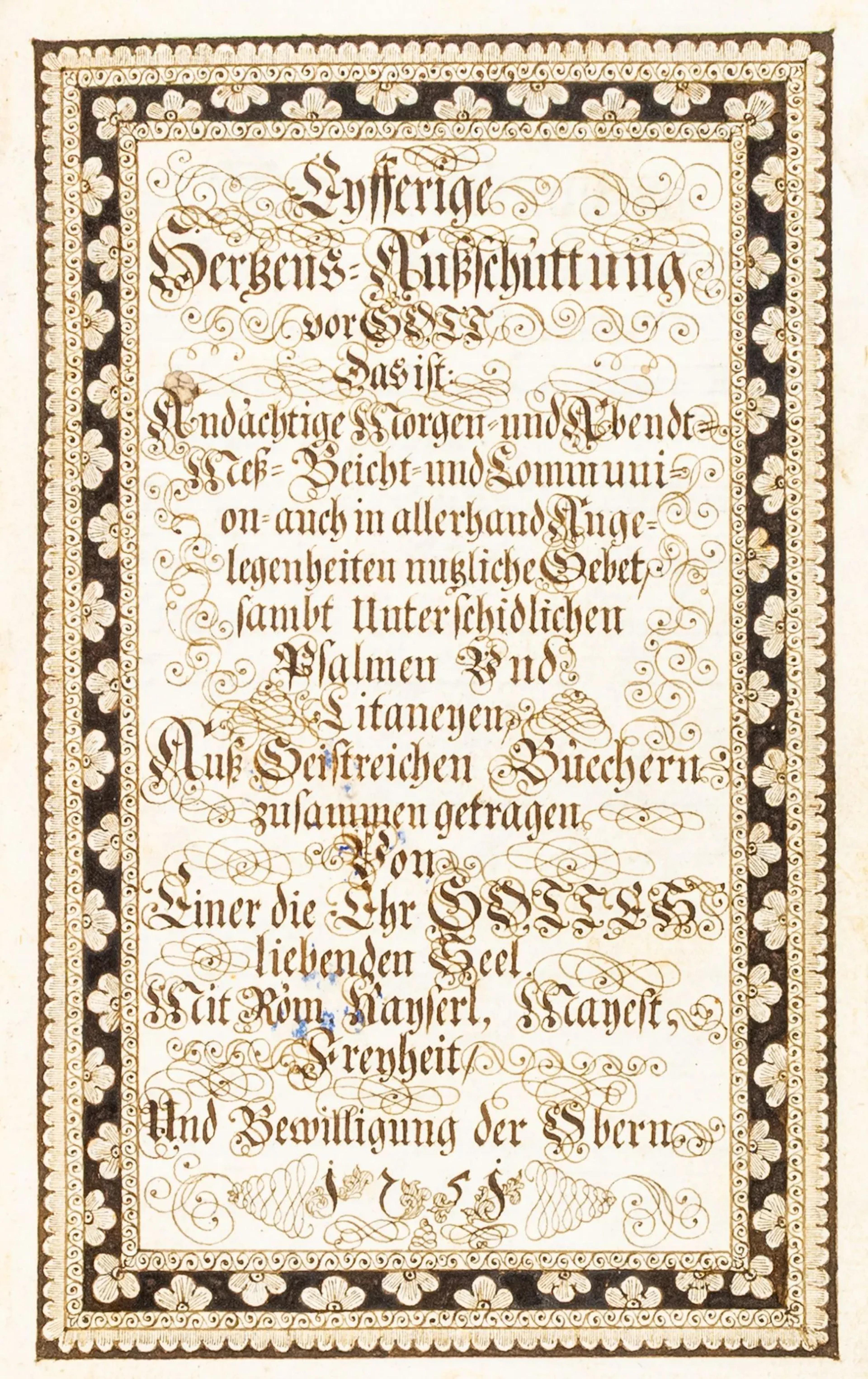 Eyfferige Hertzens-Außschüttung vor Gott
