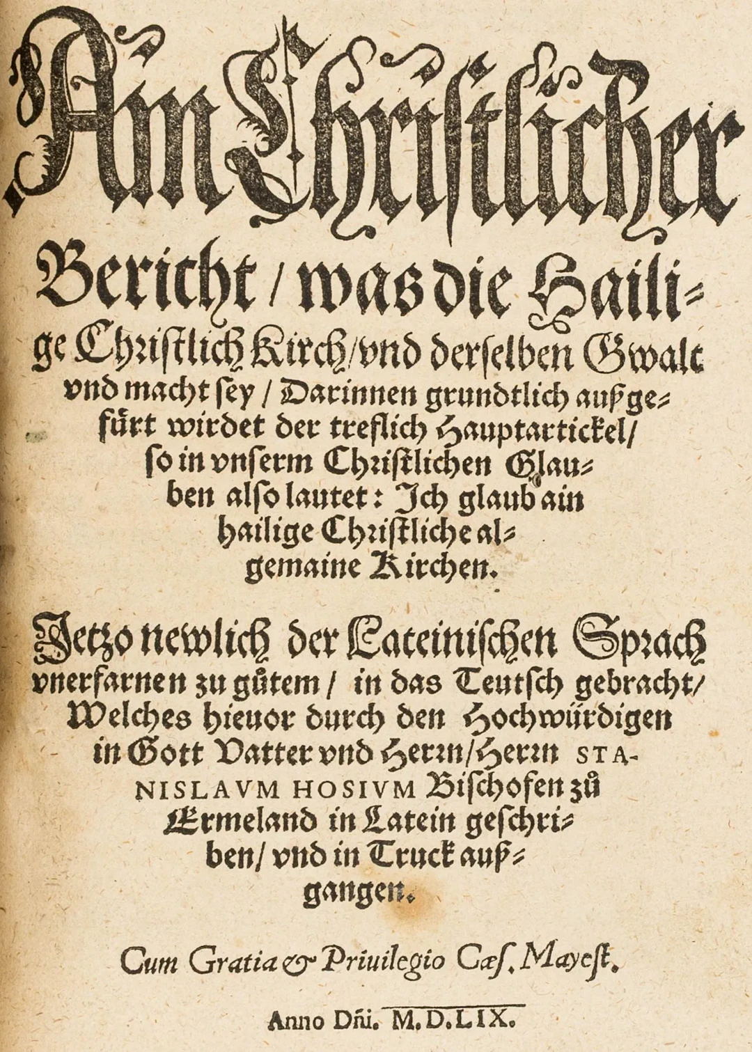 Hosius, Stanislaus