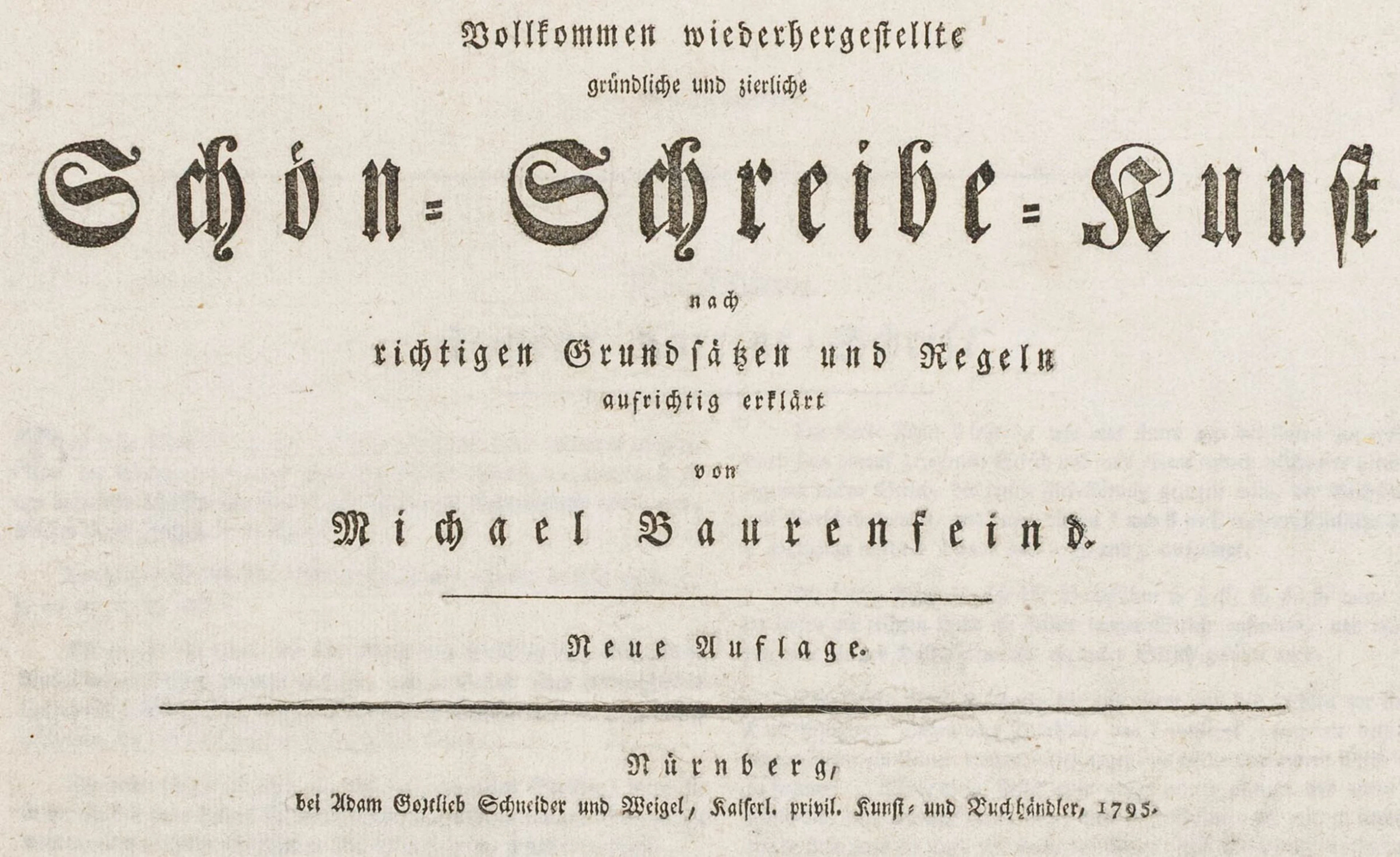 Schreibmeisterbücher