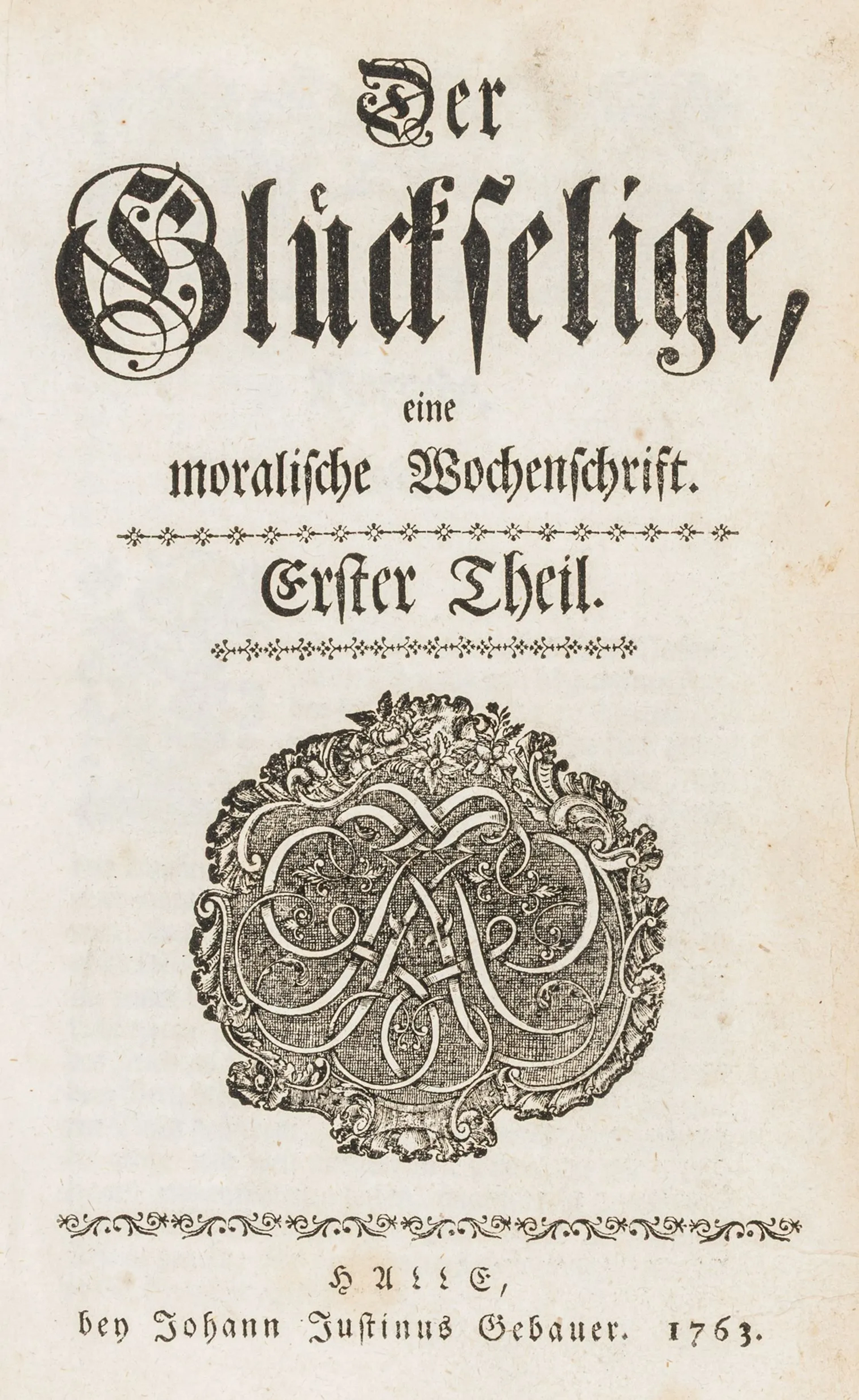Lange, Samuel Gotthold; Meier, Georg Friedrich (Hrsg.)
