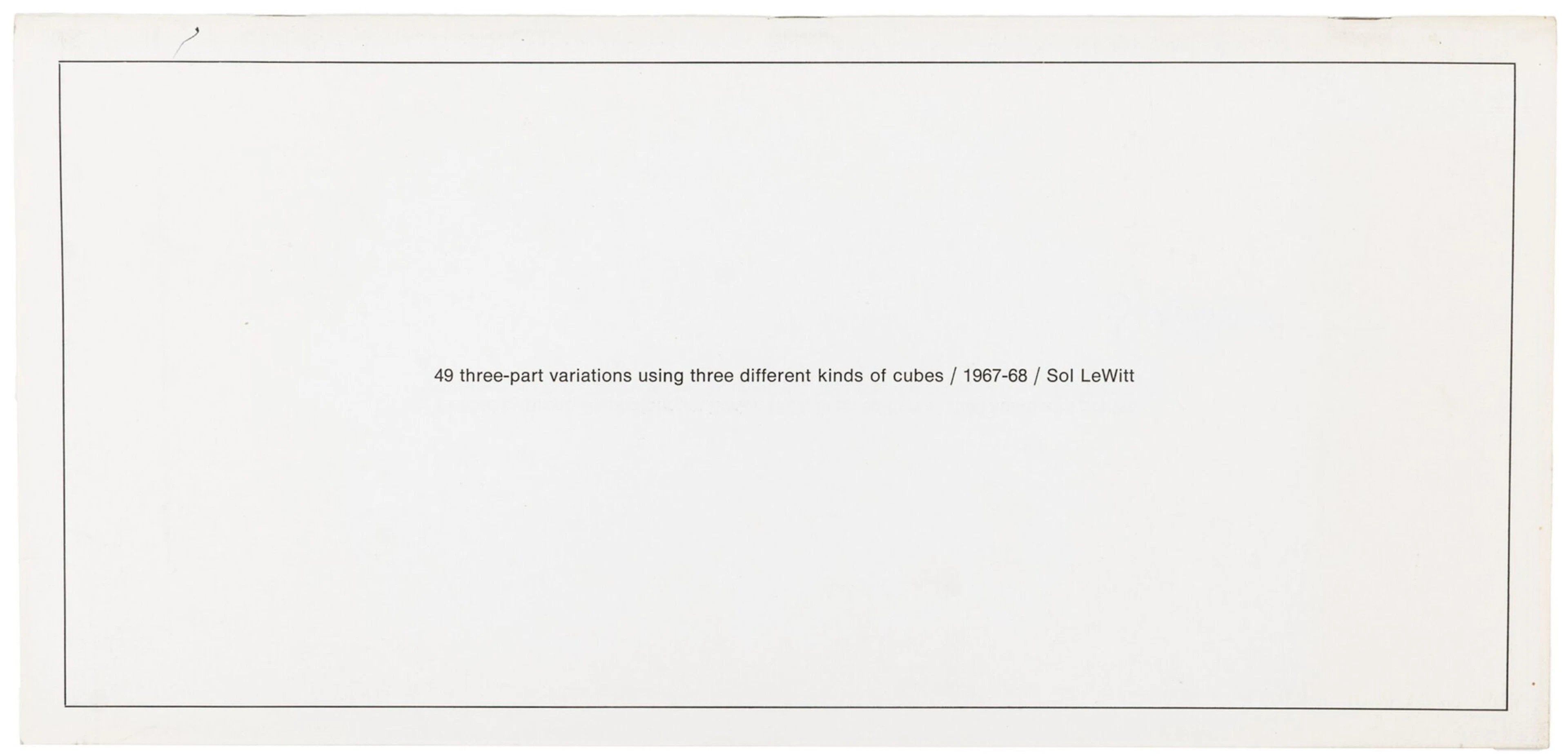 Lewitt, Sol