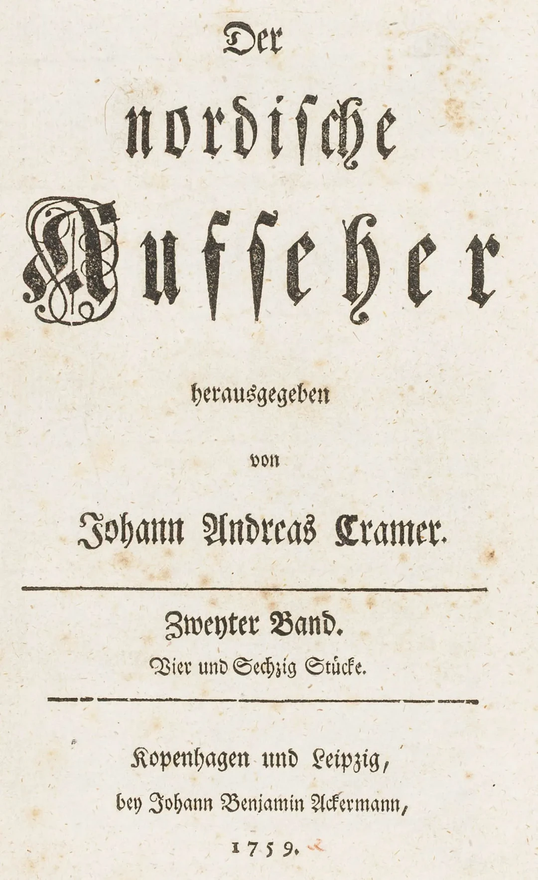 Cramer, Johann Andreas (Hrsg.)