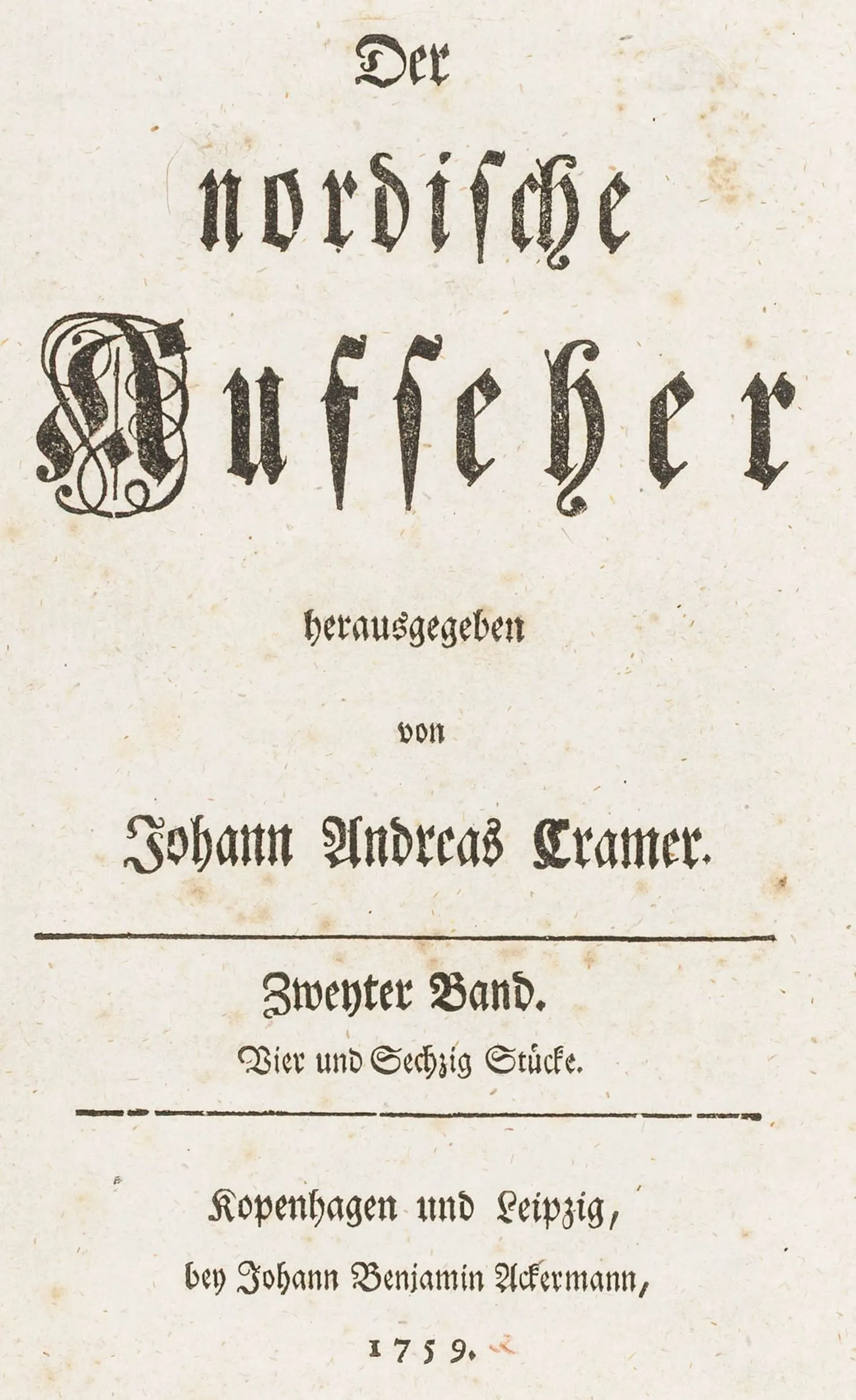 Cramer, Johann Andreas (Hrsg.)