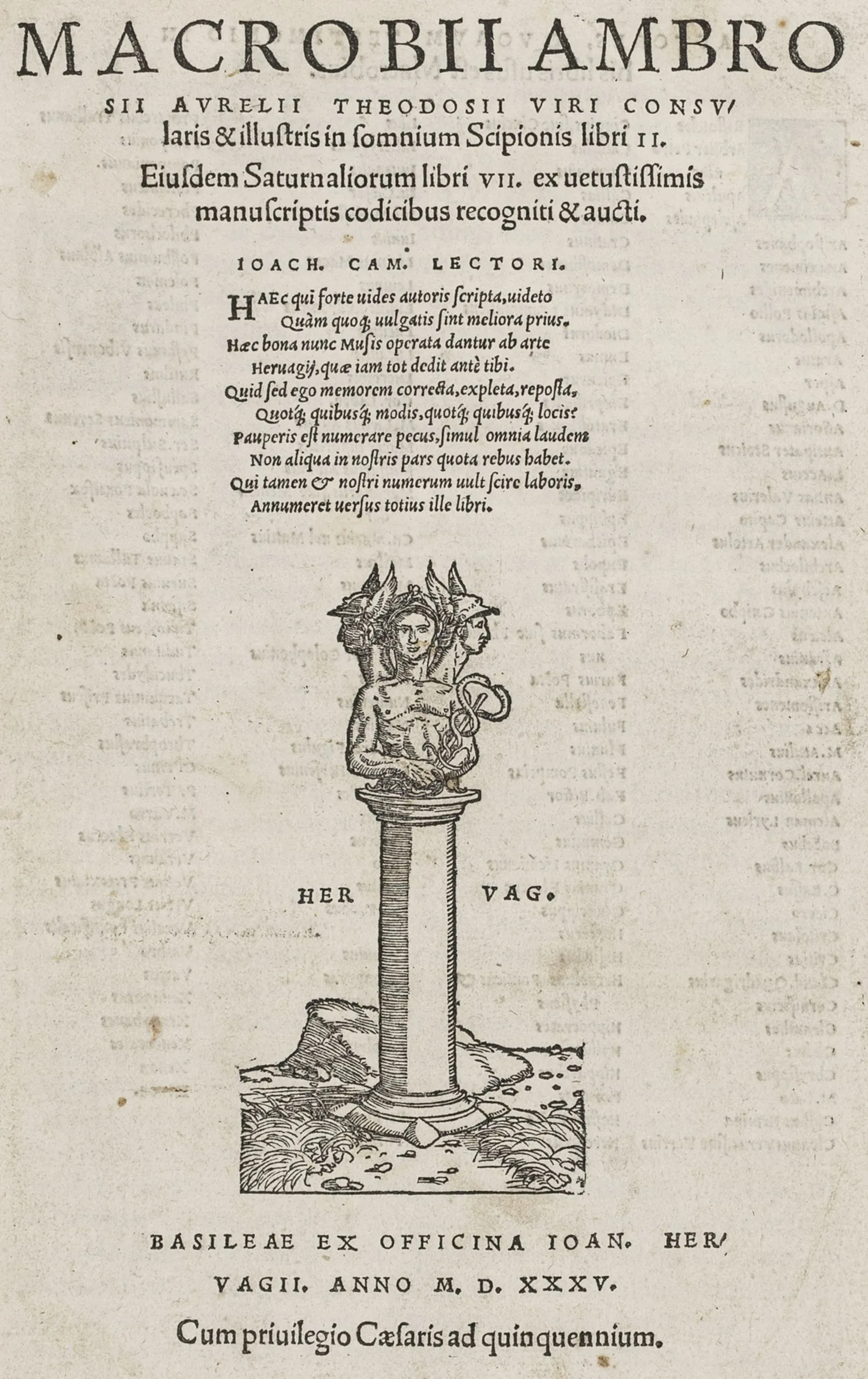 Macrobius, Ambrosius Theodosius