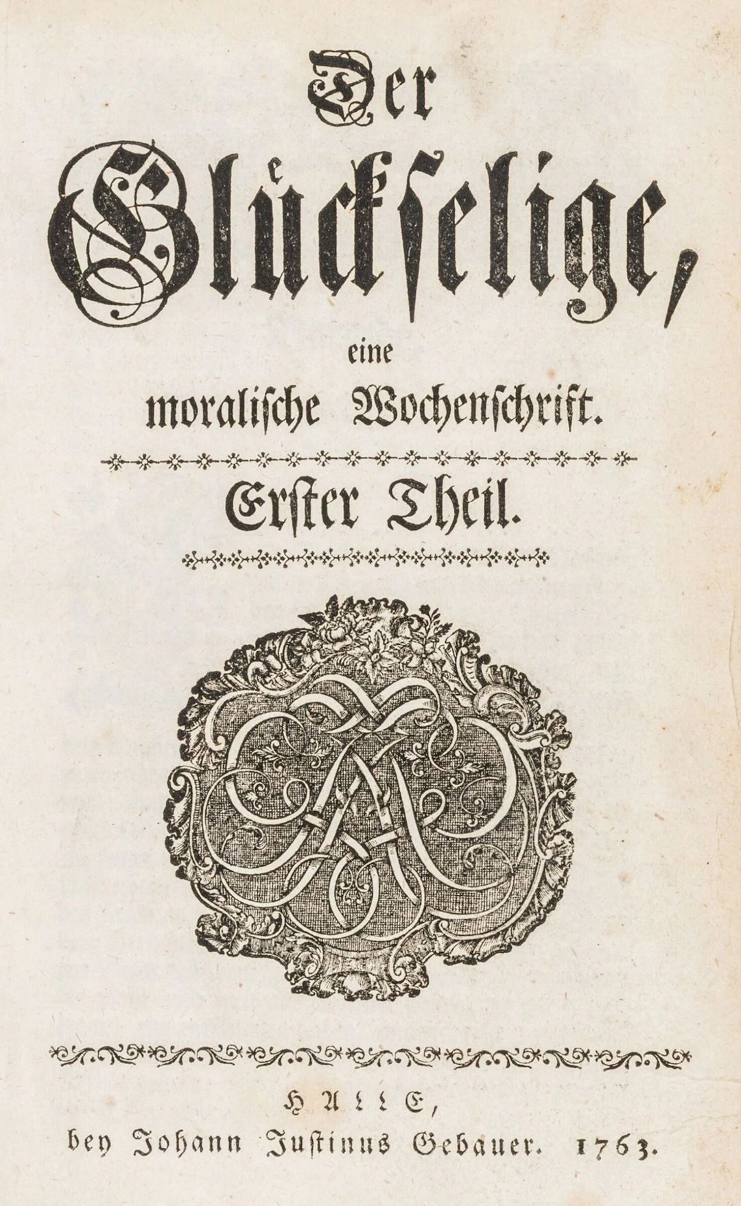 Lange, Samuel Gotthold; Meier, Georg Friedrich (Hrsg.)