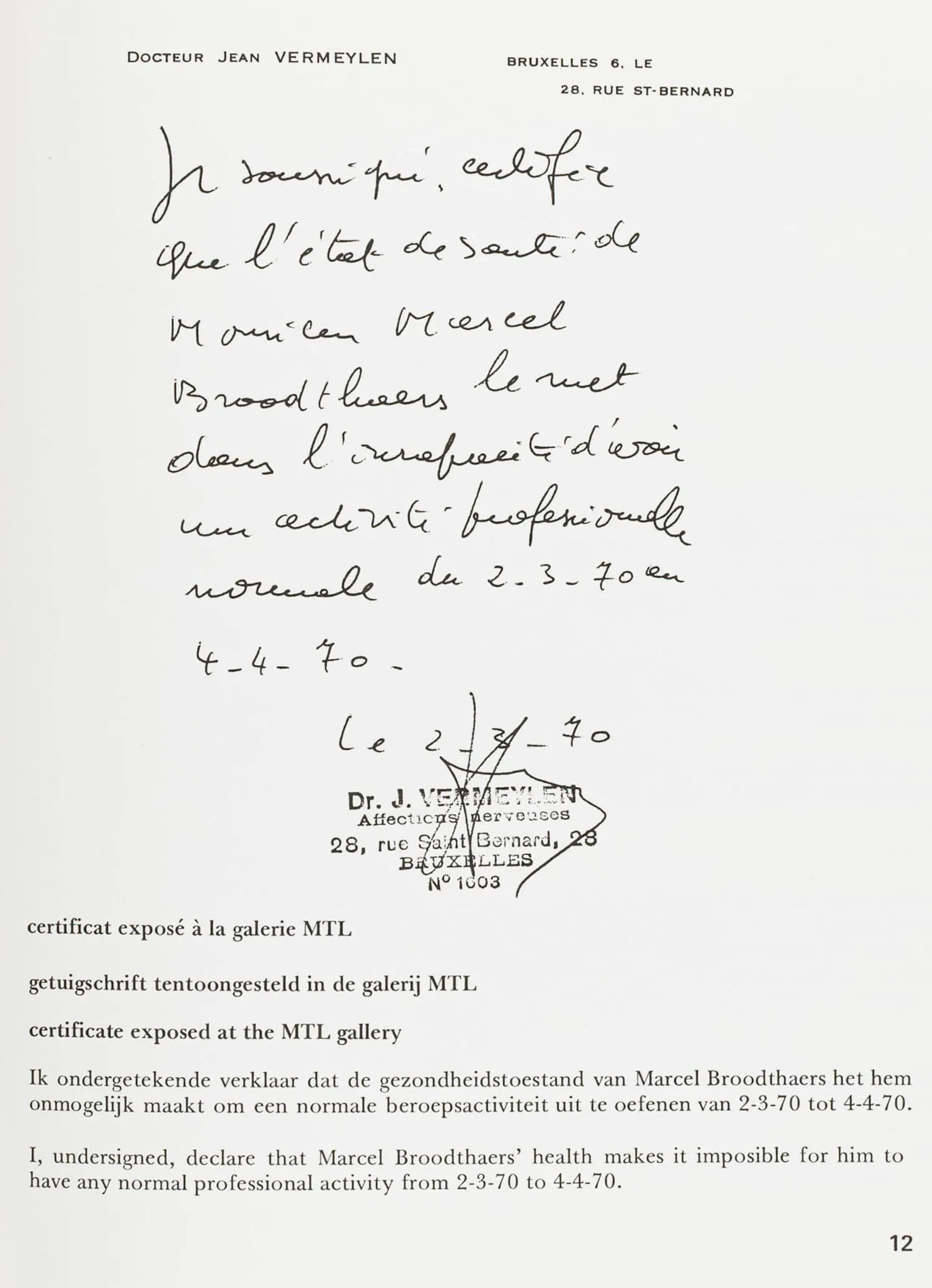 Broodthaers, Marcel