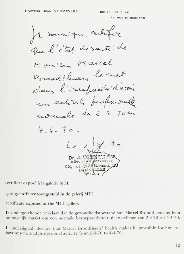Broodthaers, Marcel
