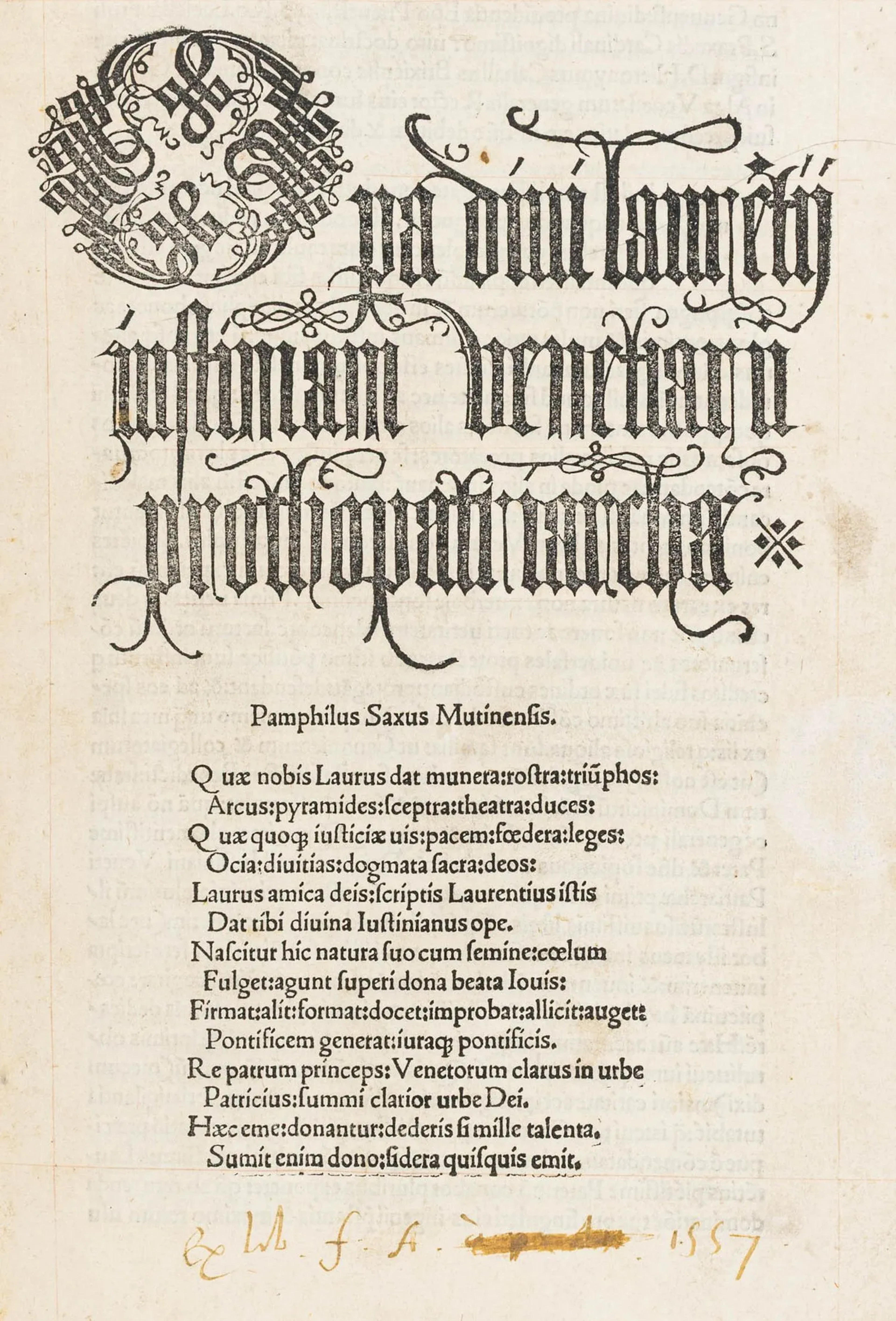 Iustinianus, Laurentius