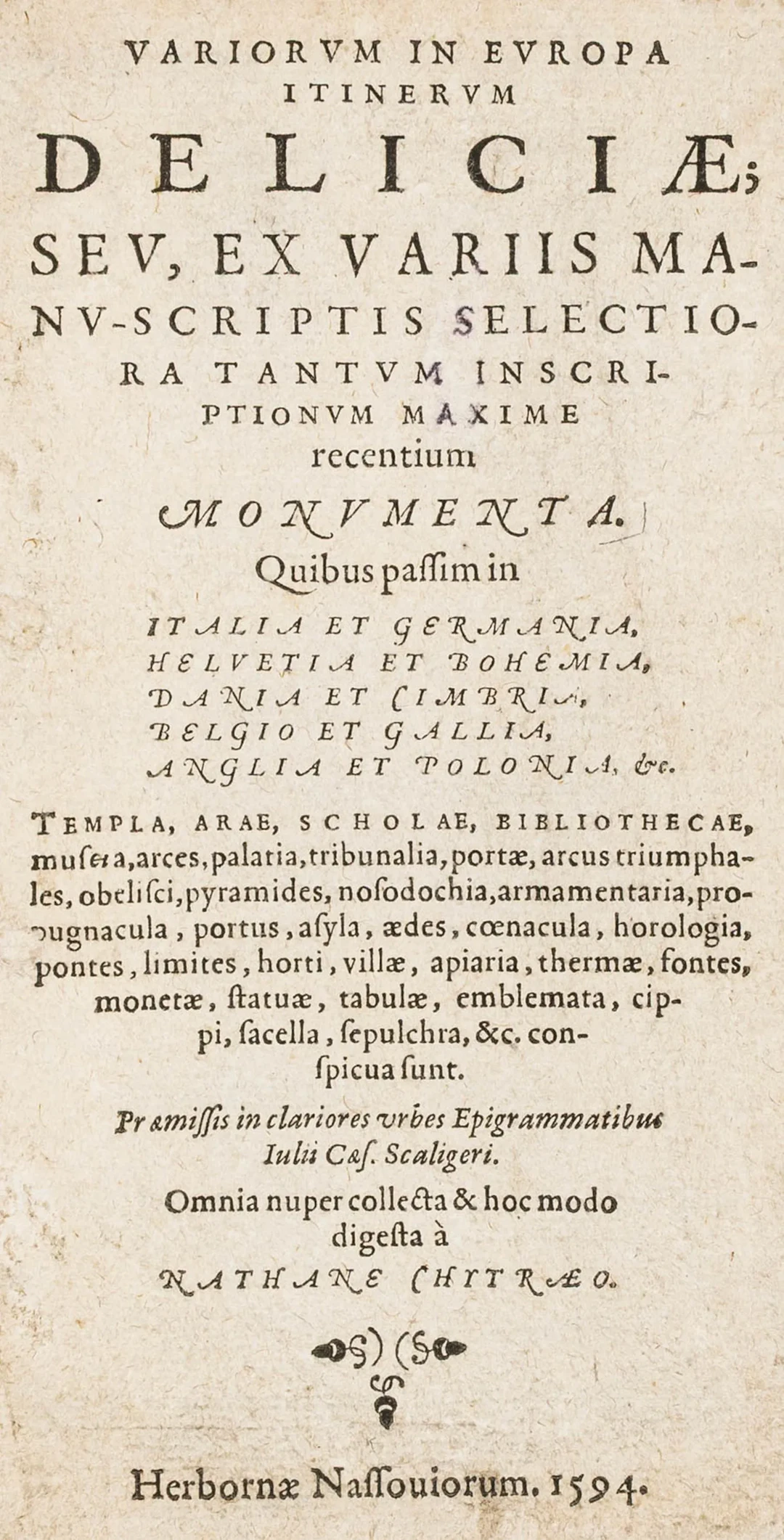 Chytraeus, Nathan