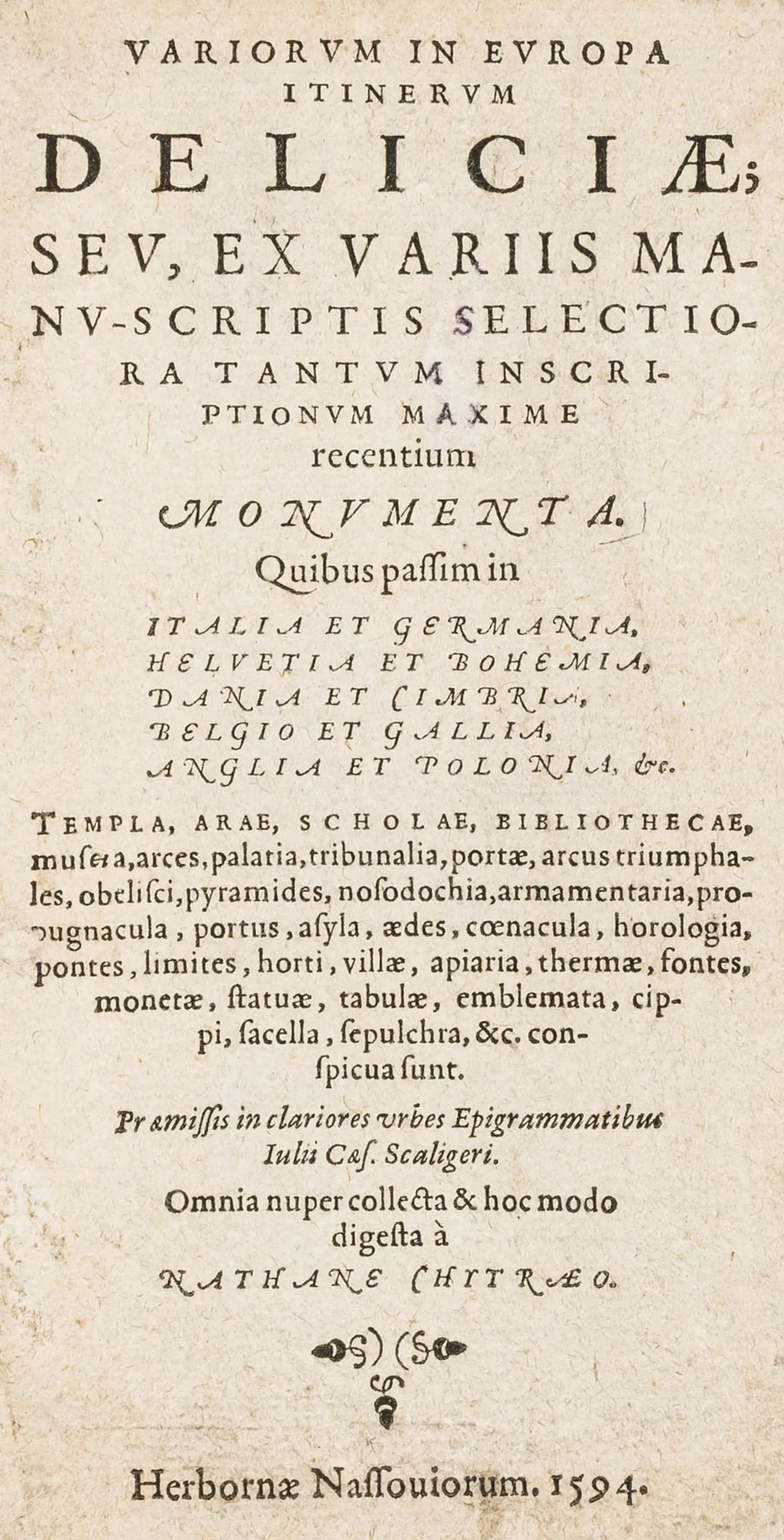 Chytraeus, Nathan