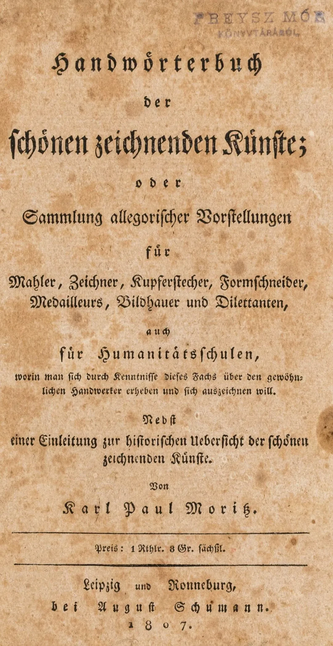 Moritz, Karl Paul
