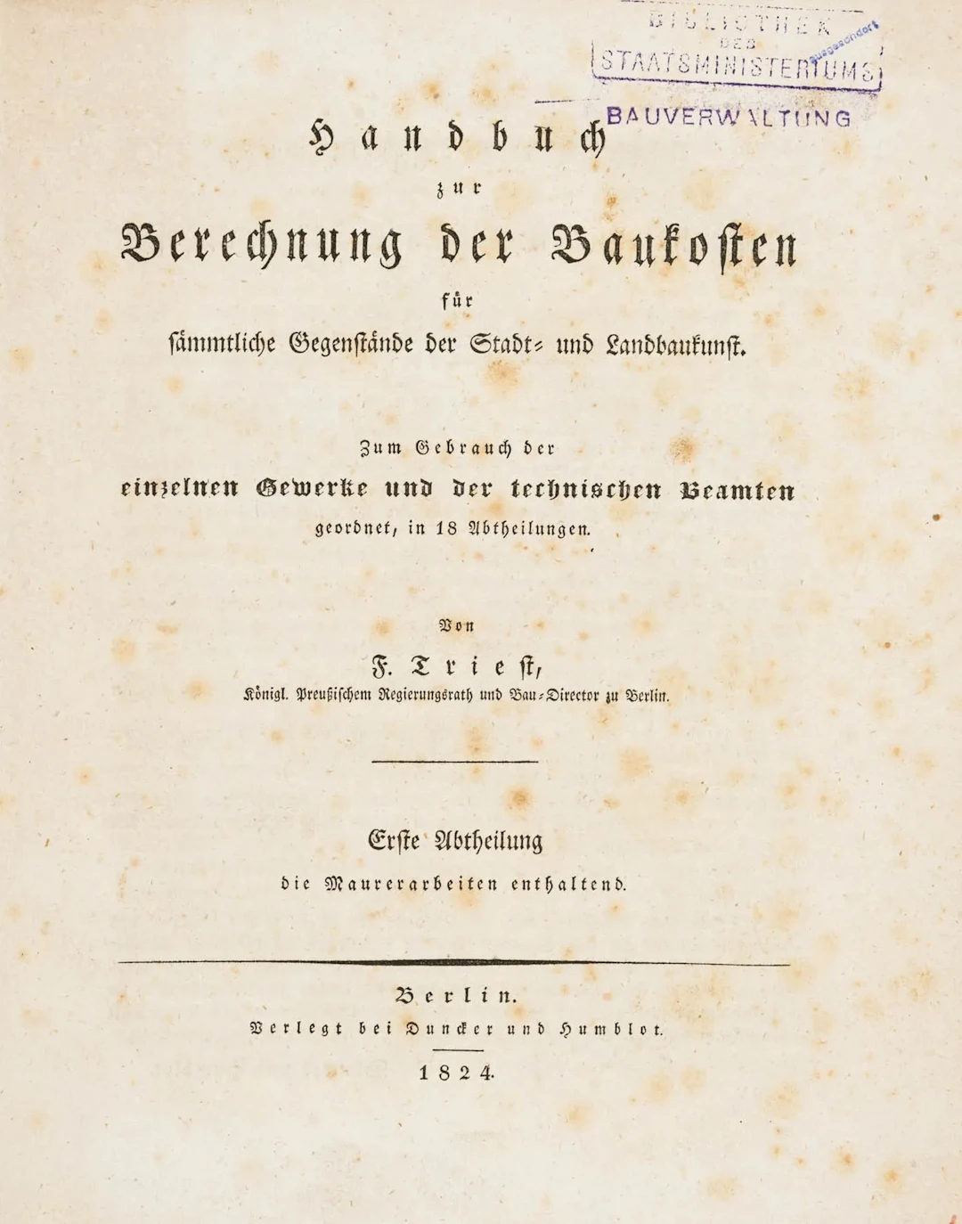 Technik - Handwerk