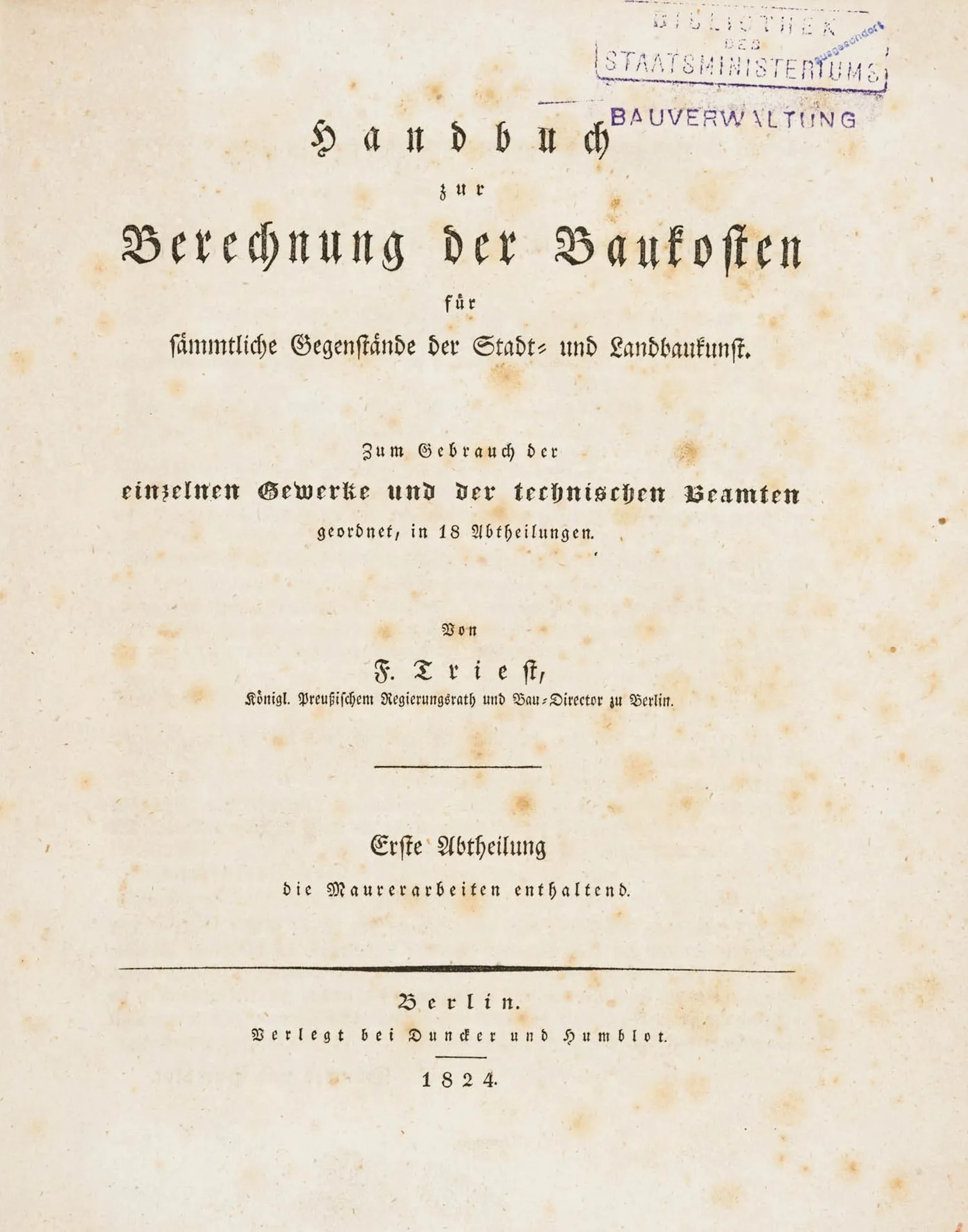 Technik - Handwerk